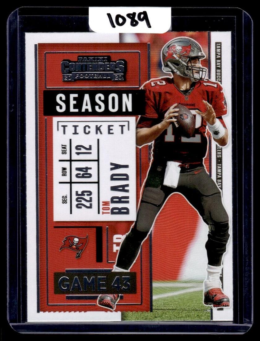 2020 Tom Brady Panini Contenders Season Ticket: 2020 Tom Brady Panini Contenders Season Ticket