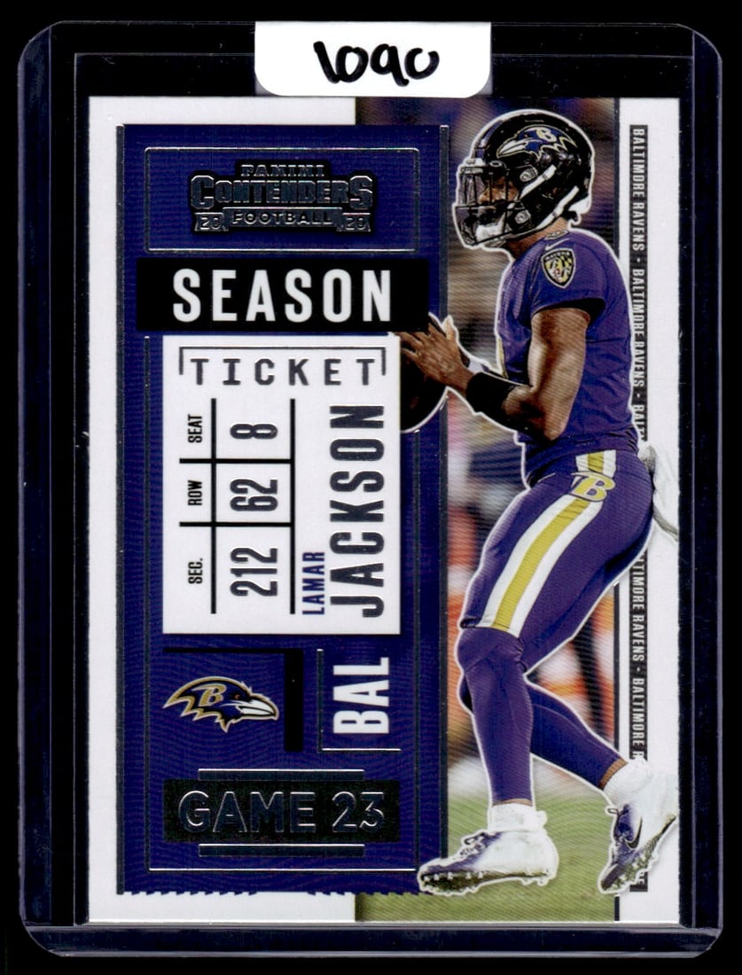 2020 Lamar Jackson Panini Contenders Season Ticket (1 of 2)