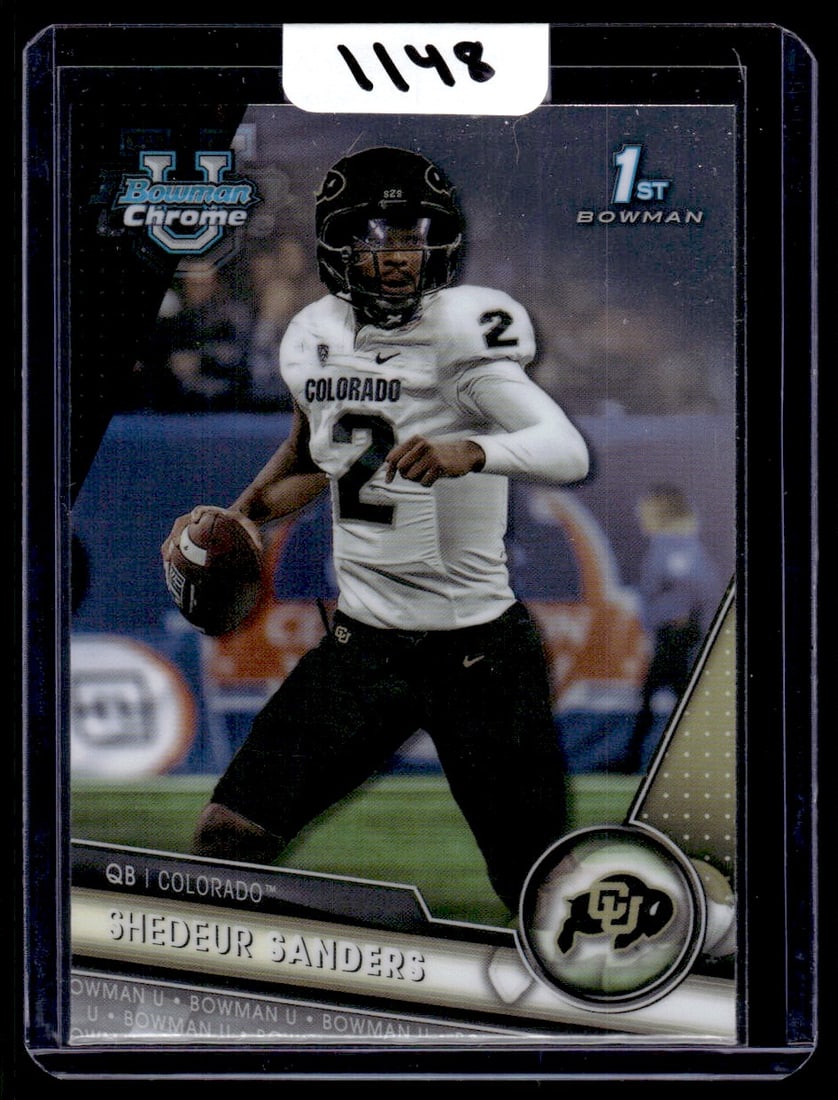 2023 Shedeur Sanders Bowman U Chrome - 1st Bowman: 2023 Shedeur Sanders Bowman U Chrome - 1st Bowman