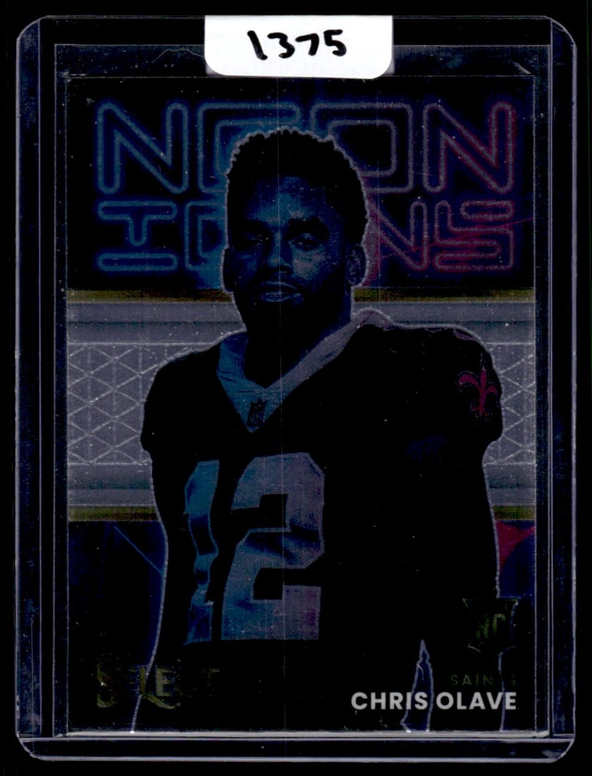 2022 Chris Olave Panini Select Neon Icons - Rookie (1 of 2)