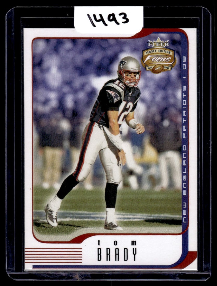 2002 Tom Brady Fleer Focus Jersey Edition (1 of 2)