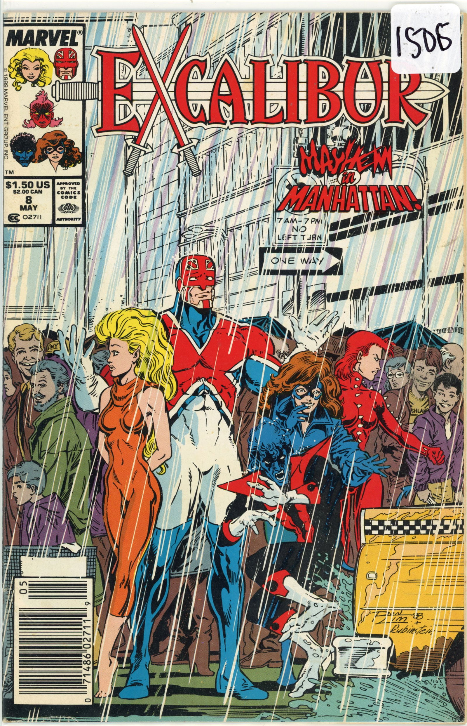 1989 Marvel EXcalibur Issue 8 (1 of 1)