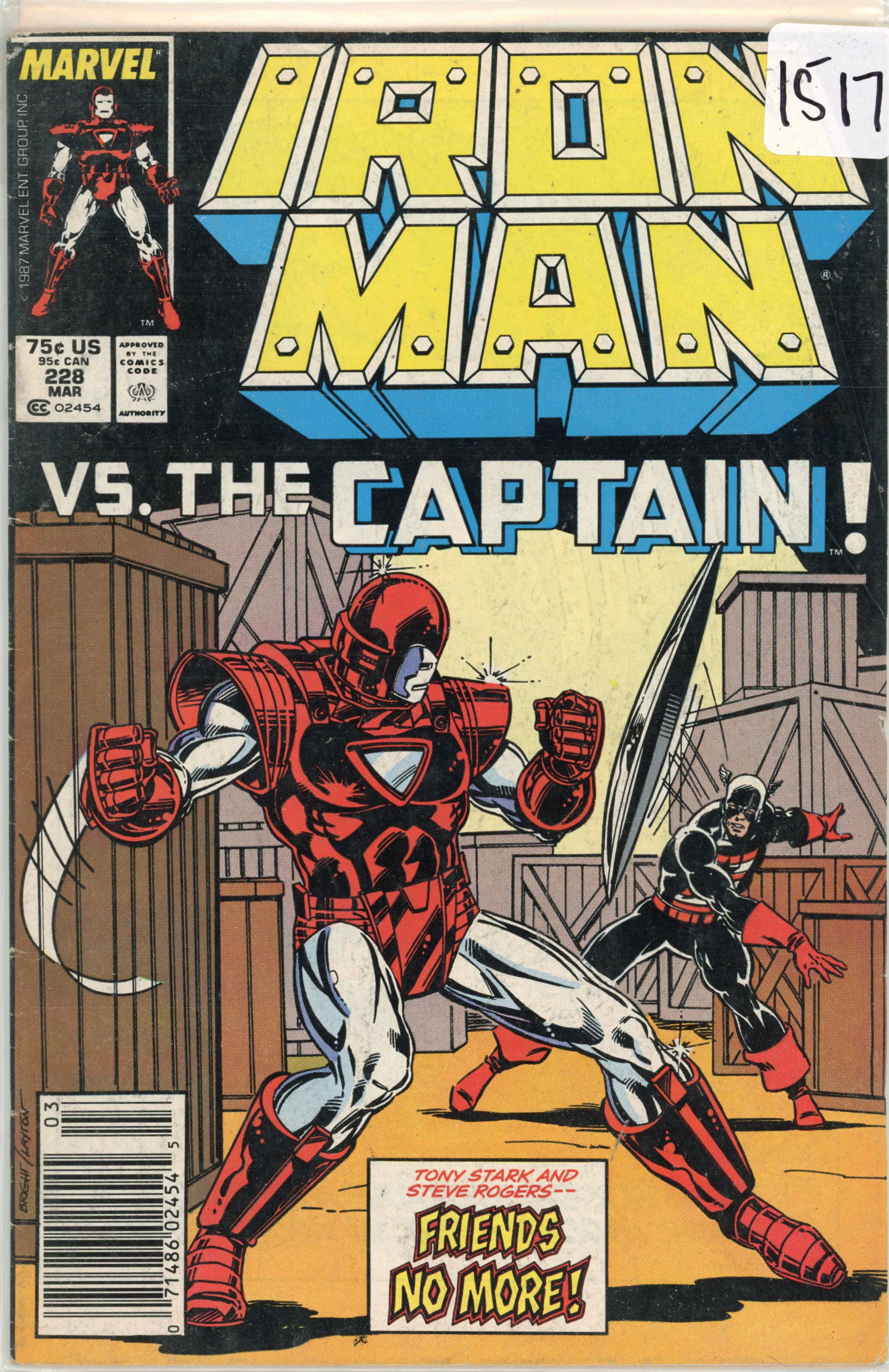 1987 Marvel Ironman Issue 228 (1 of 1)