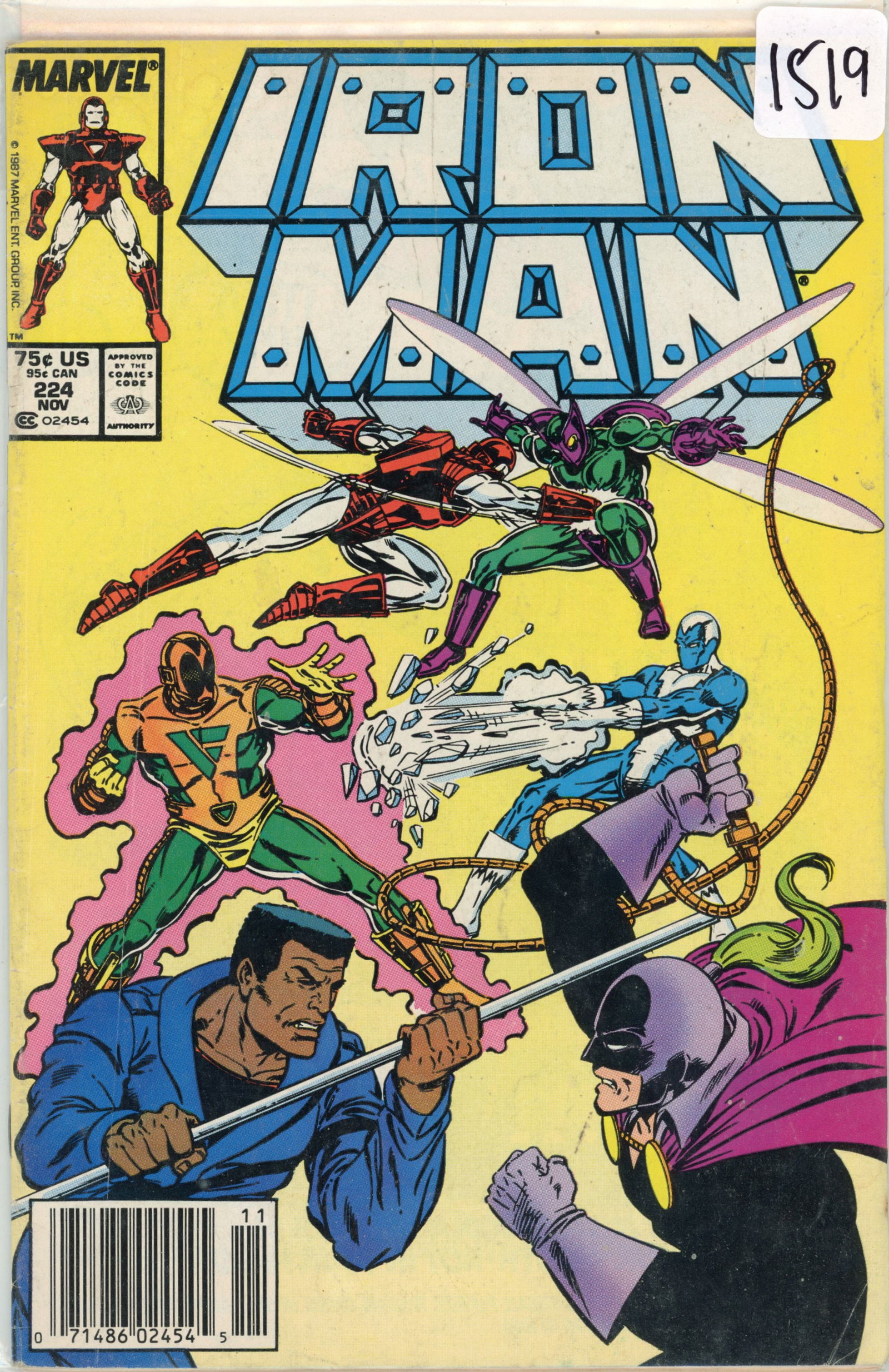 1987 Marvel Ironman Issue 224 (1 of 1)