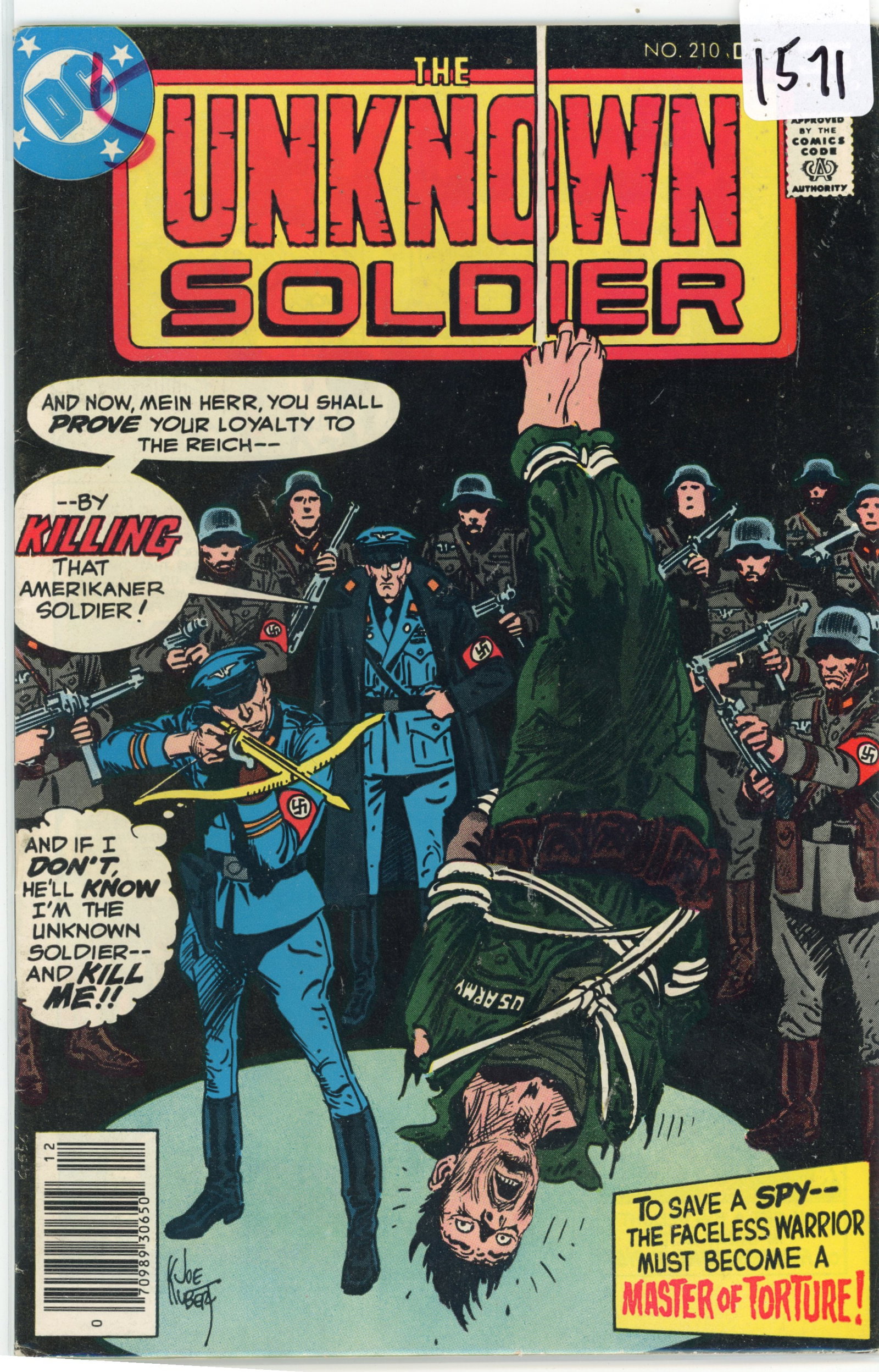 1979 DC Unknown Soldier Issue 210 (1 of 1)
