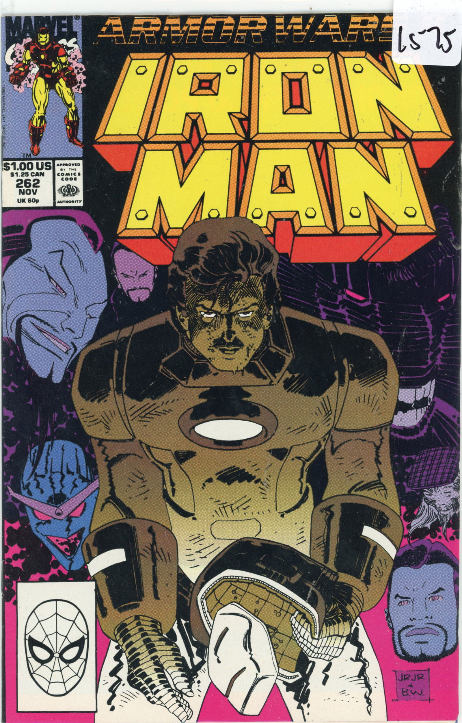 1990 Marvel Iron Man Issue 262 (1 of 1)