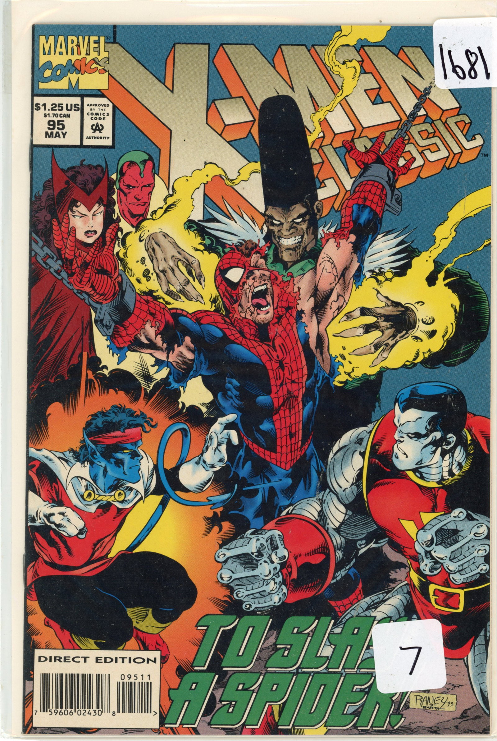 1993 Marvel X-Men Issue 95 (1 of 1)