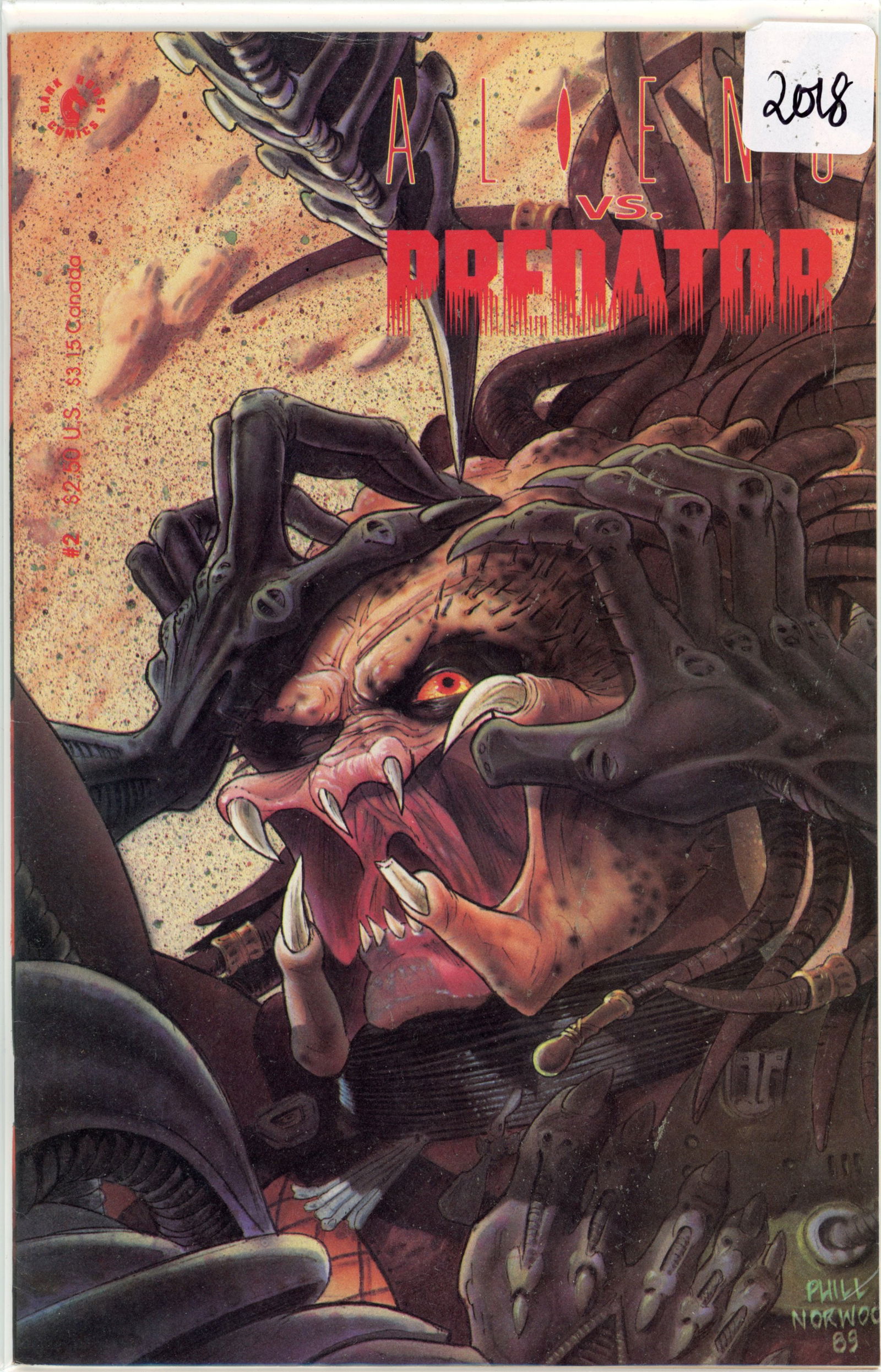 1989 Dark Horse Alien VS Predator (1 of 1)