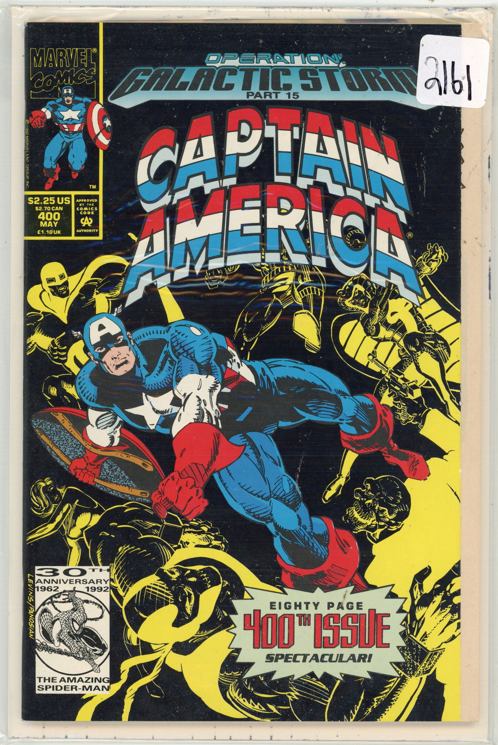 1992 Marvel Captain America Issue 400 (1 of 1)
