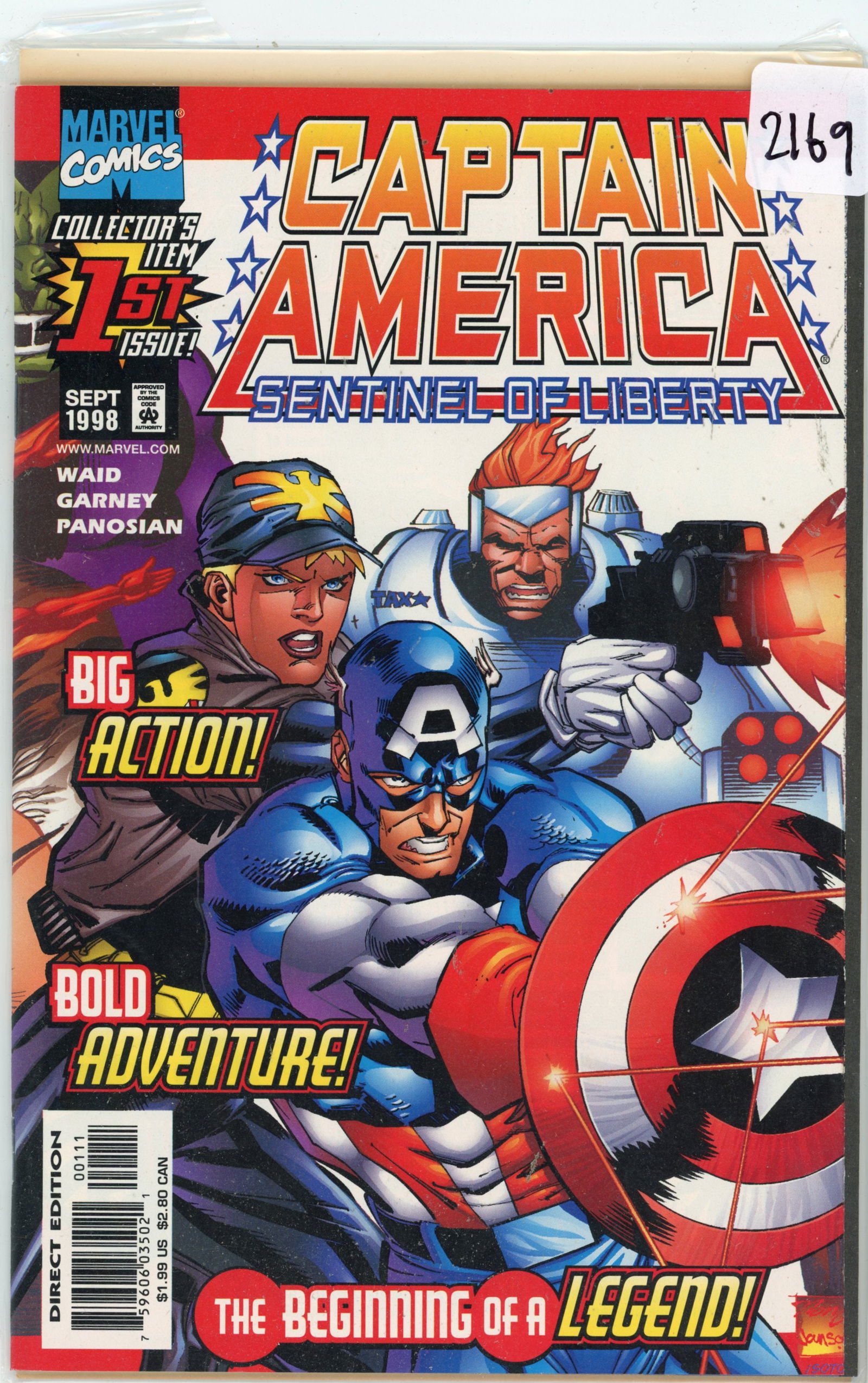 1988 Marvel Captain America Issue 1 (1 of 1)