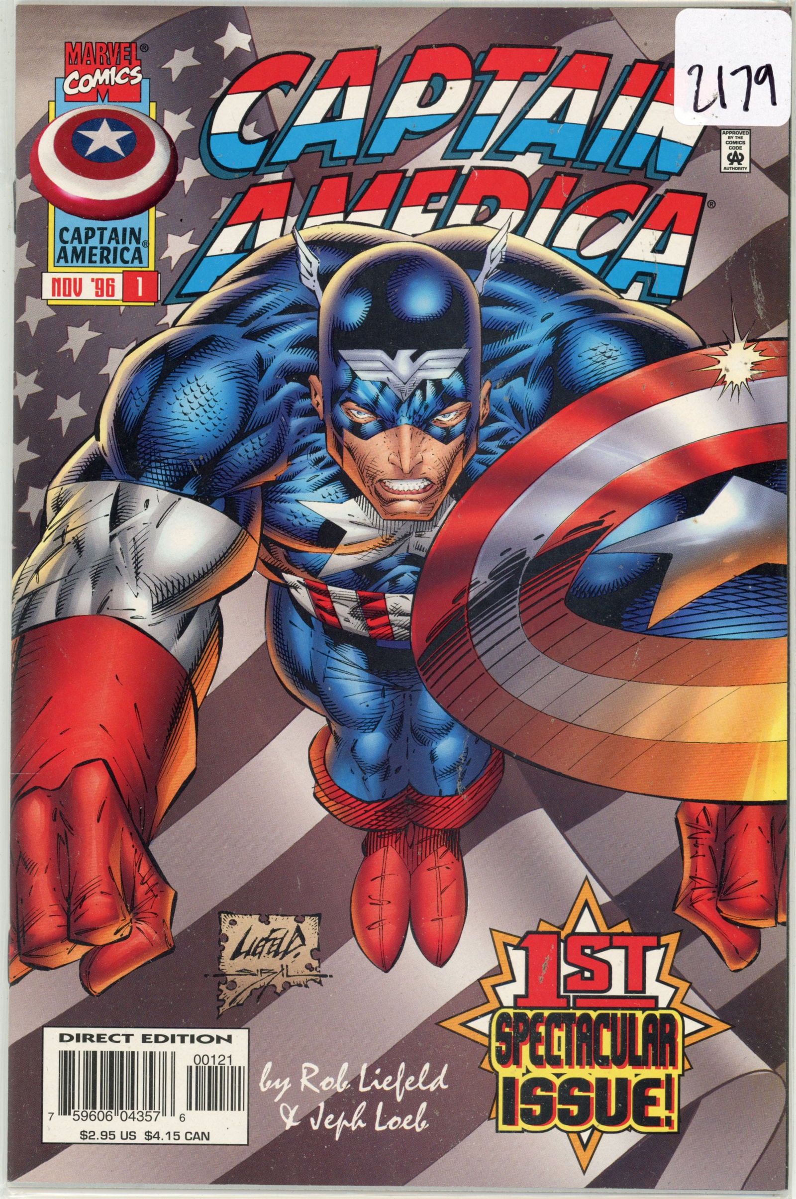 1996 Marvel Captain America Issue 1 (1 of 1)
