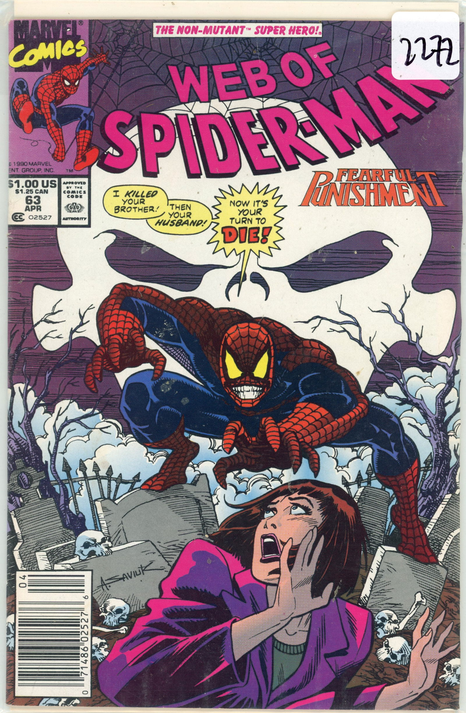 1990 Marvel Spiderman Issue 63 (1 of 1)