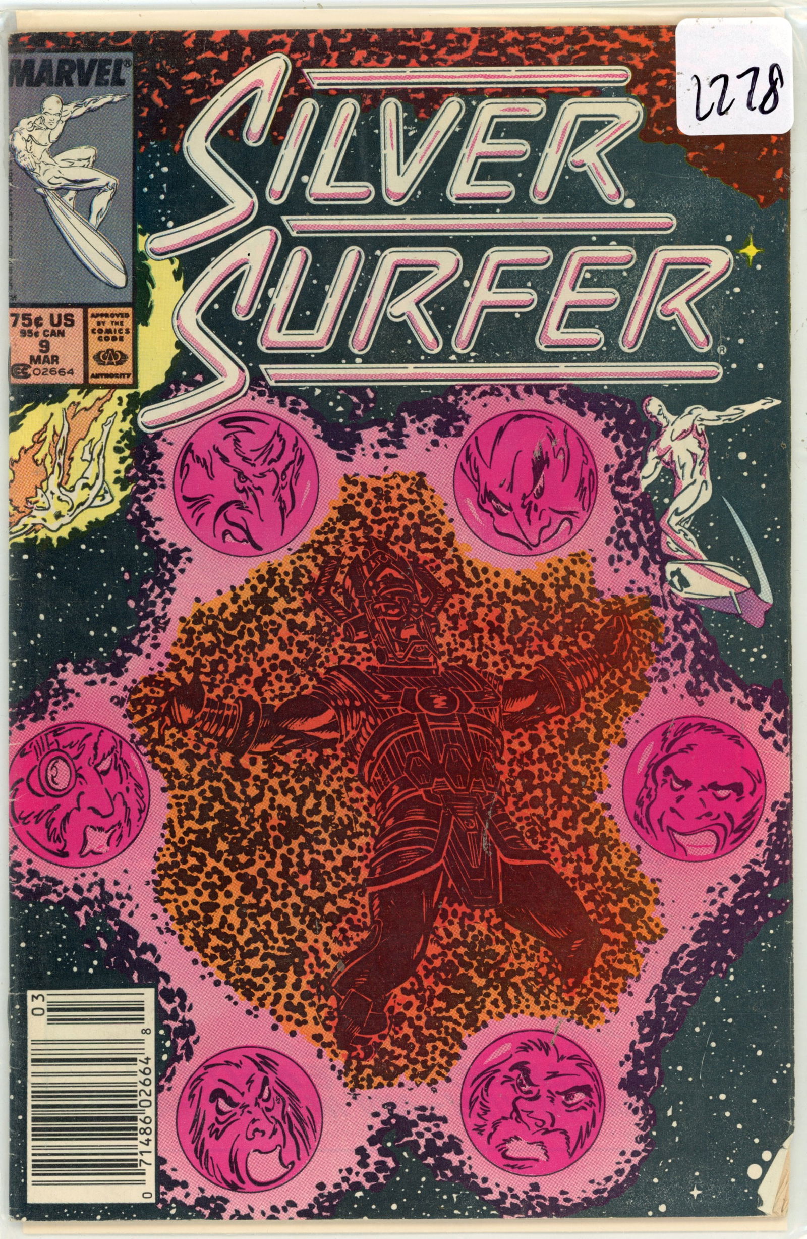 1991 Marvel Silver Surfer Issue 9 (1 of 1)