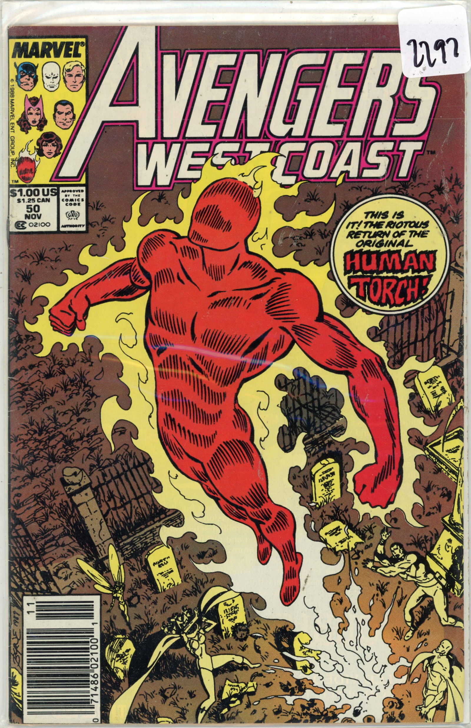 1988 Marvel West Coast Avengers Issue 50 (1 of 1)