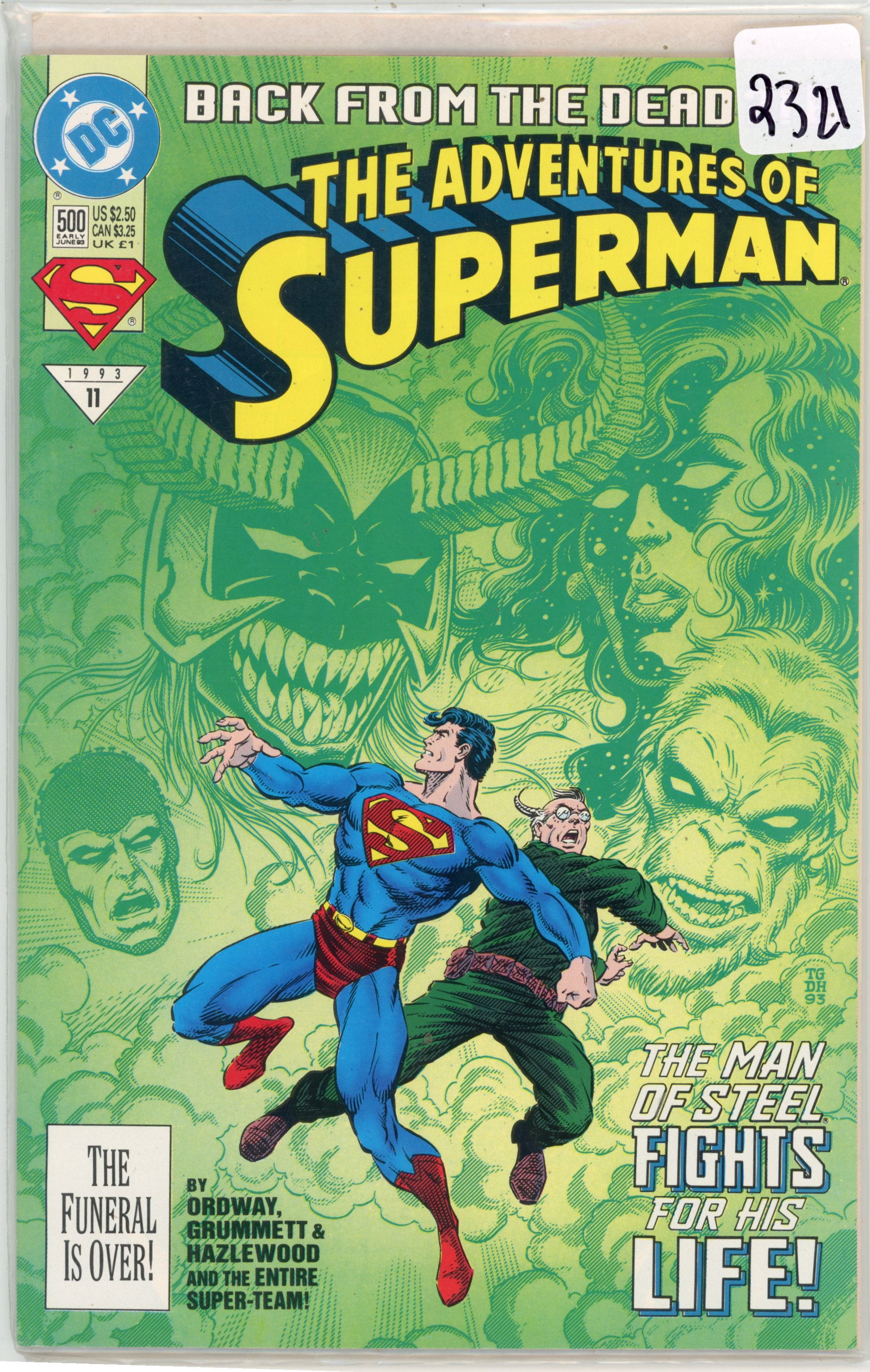 1993 DC Superman Issue 500 (1 of 1)