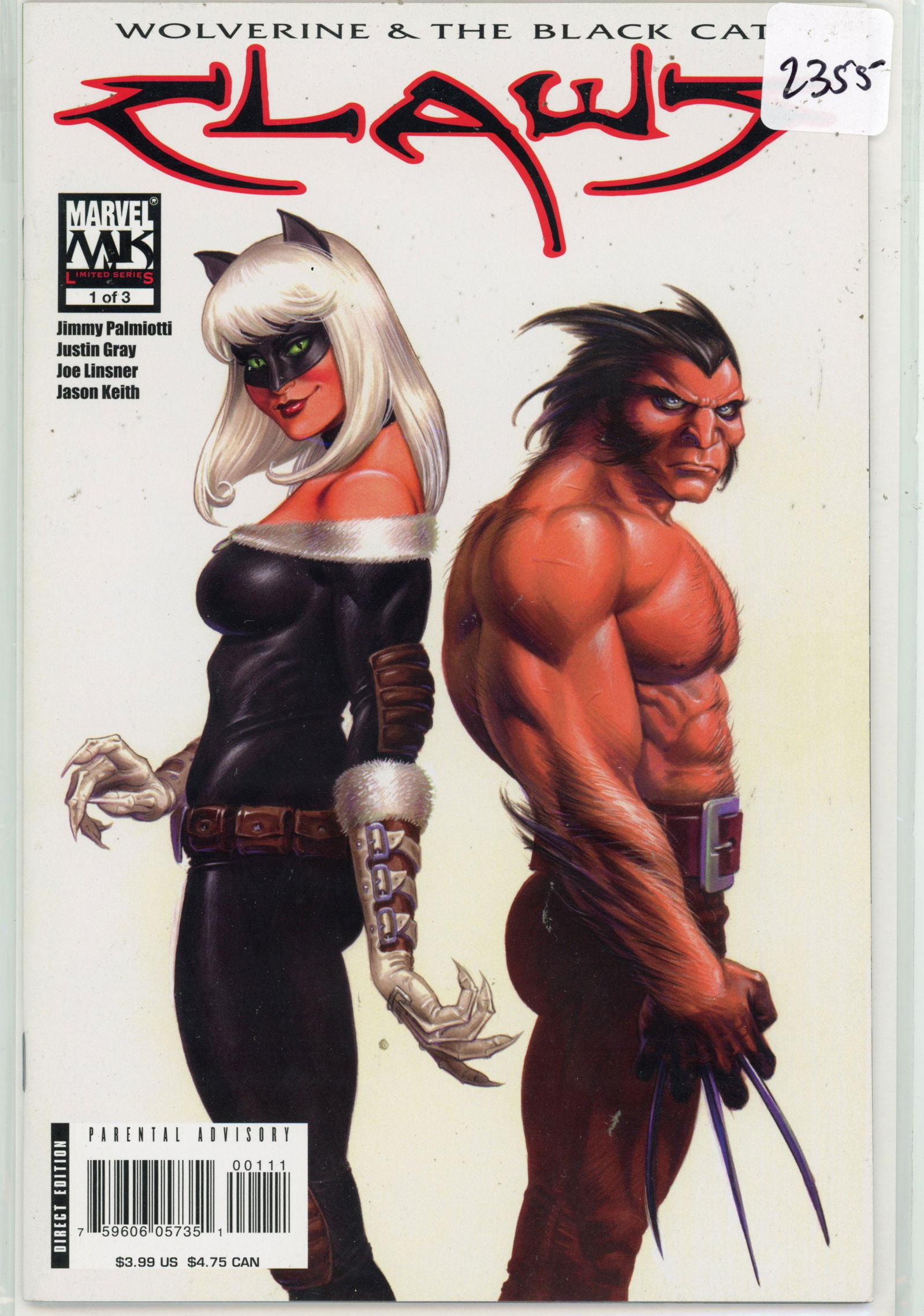 2006 Marvel Claws Issue 1 (1 of 1)
