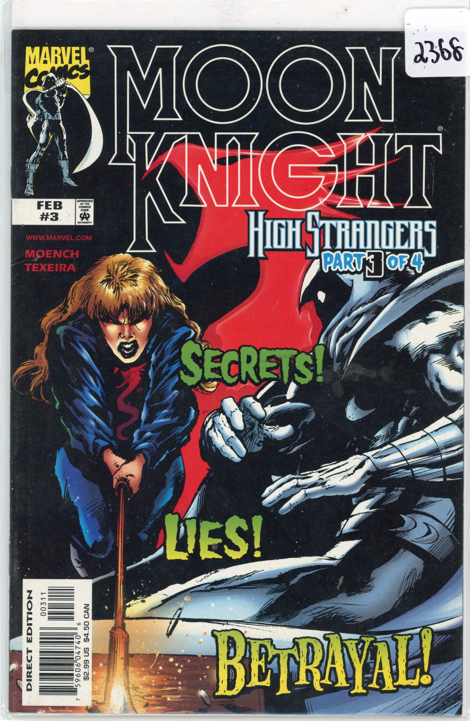 1999 Marvel Moon KNight Issue 3 (1 of 1)