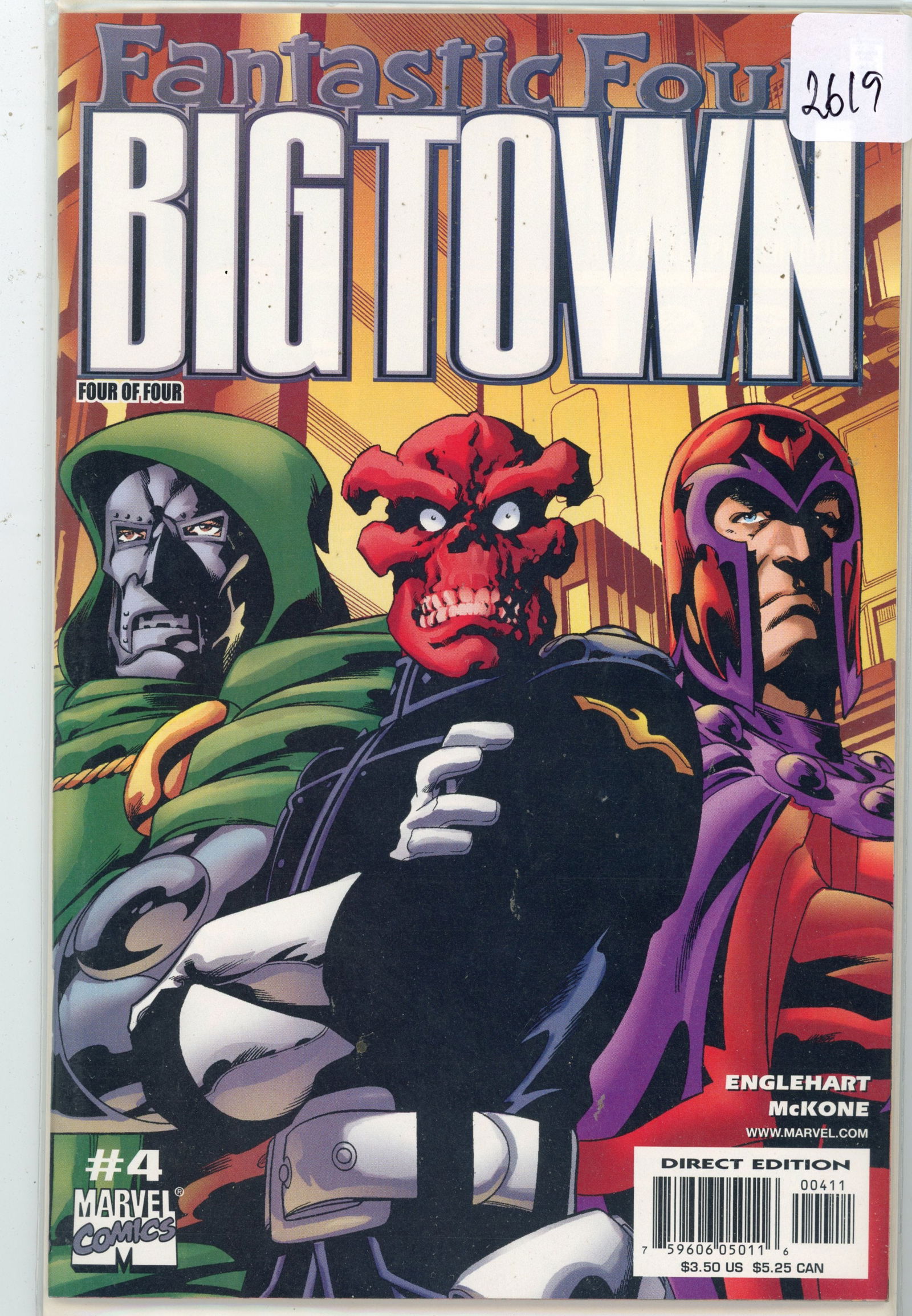 2001 Marvel Fantastic Four Issue 4 (1 of 1)