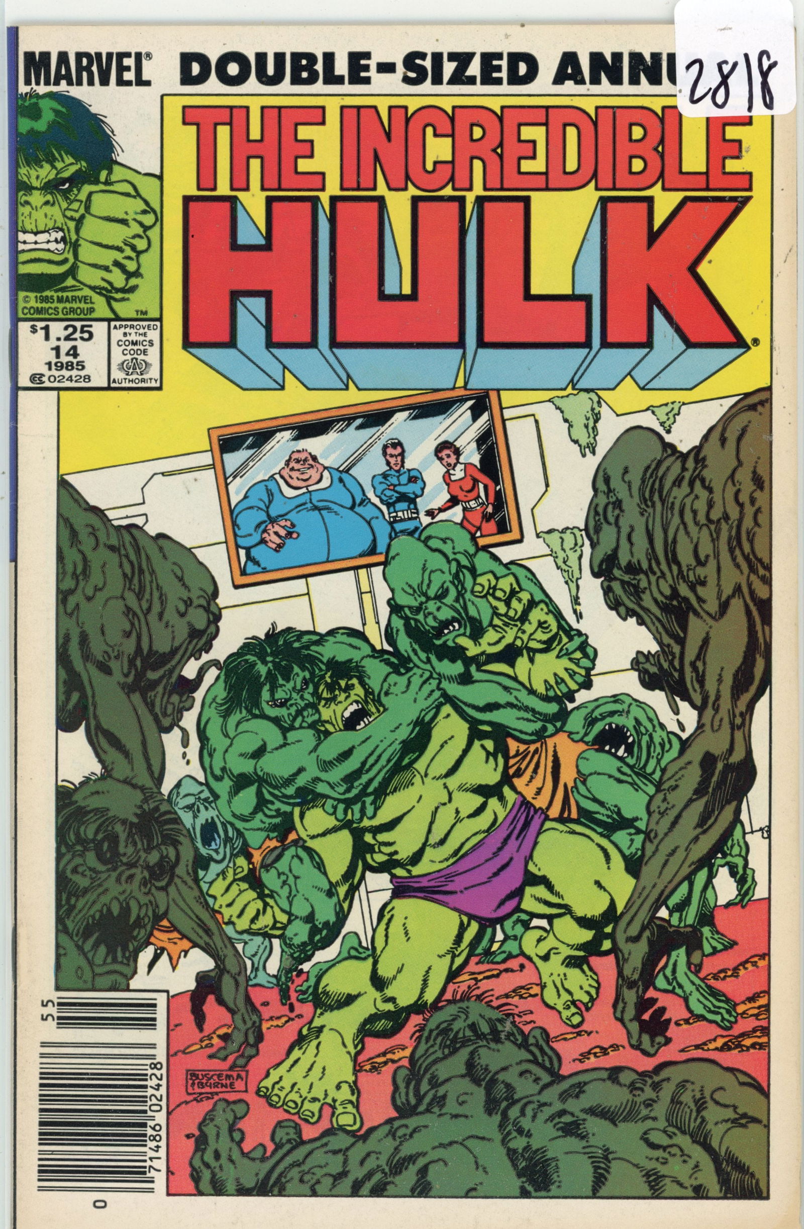 1985 Marvel Hulk Issue 14 (1 of 1)