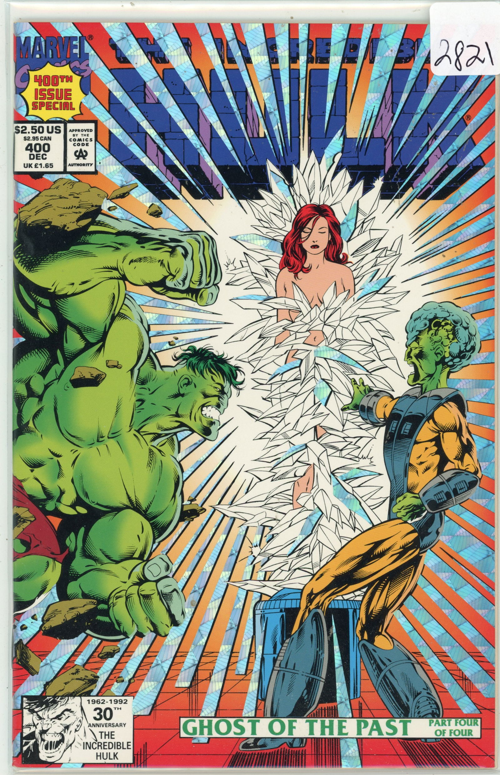 1992 Marvel Hulk Issue 400 (1 of 1)