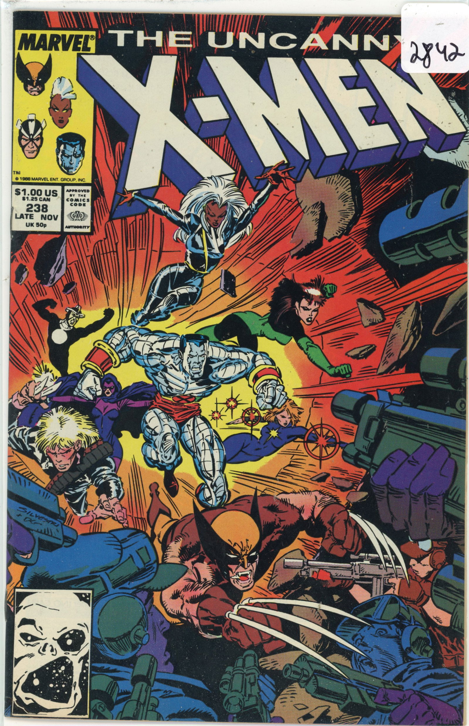 1988 Marvel X-Men Issue 238 (1 of 1)