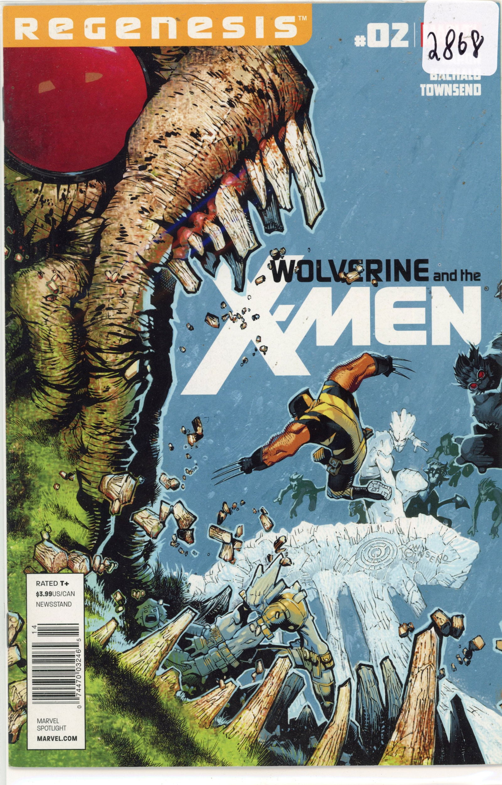 2012 Marvel X-Men Wolverine Issue 2 (1 of 1)