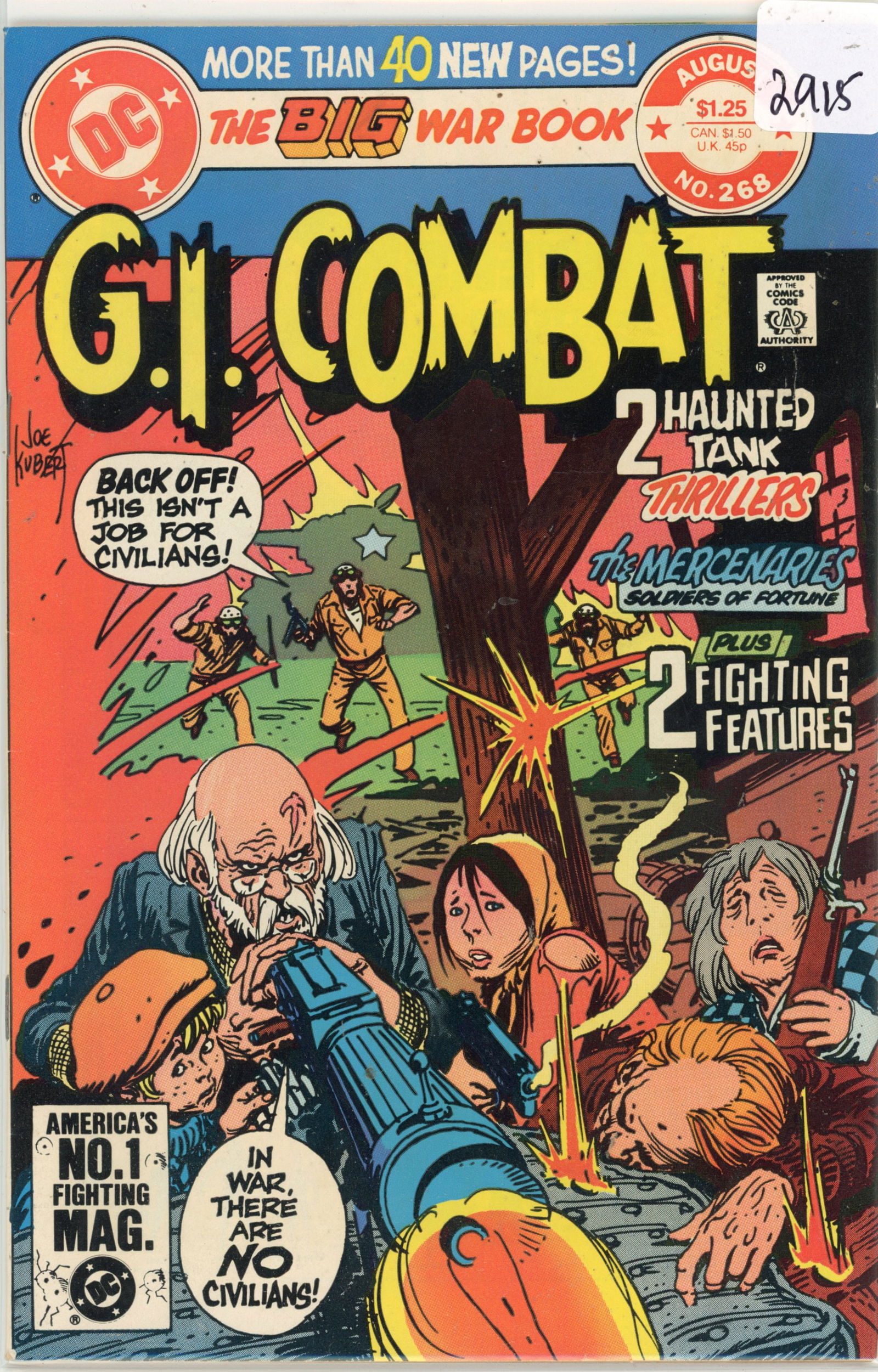 1984 DC GI Combat Issue 268 (1 of 1)