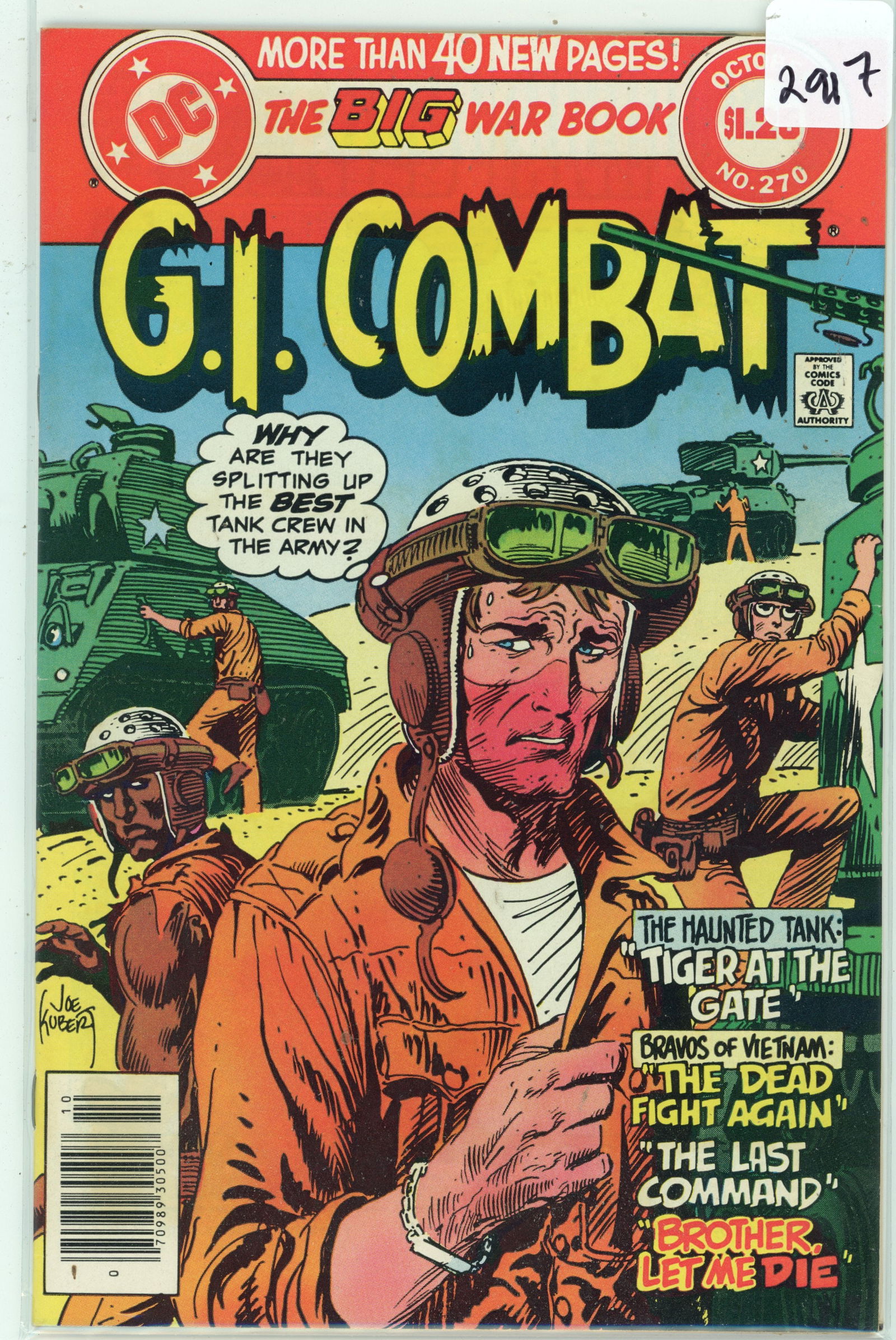 1984 DC GI Combat Issue 270 (1 of 1)