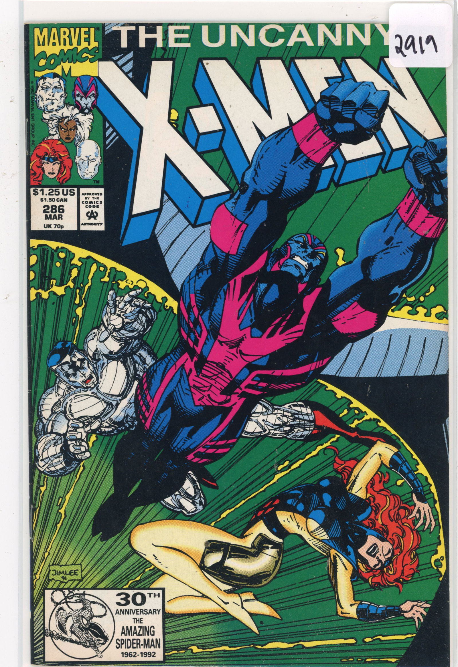 1992 Marvel X-Men Issue 286 (1 of 1)
