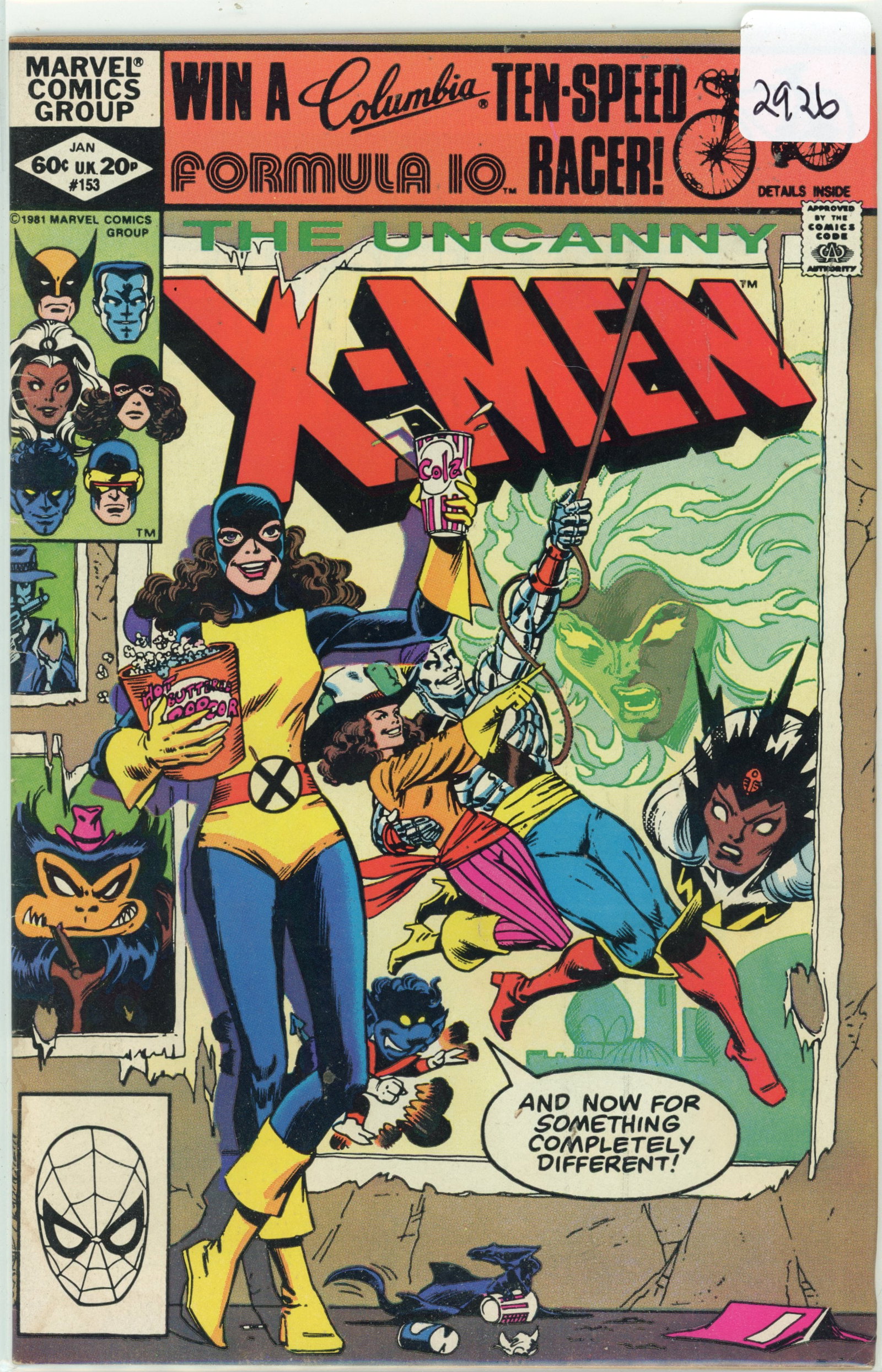 1981 Marvel X-Men Formula 10: 1981 Marvel X-Men Formula 10
