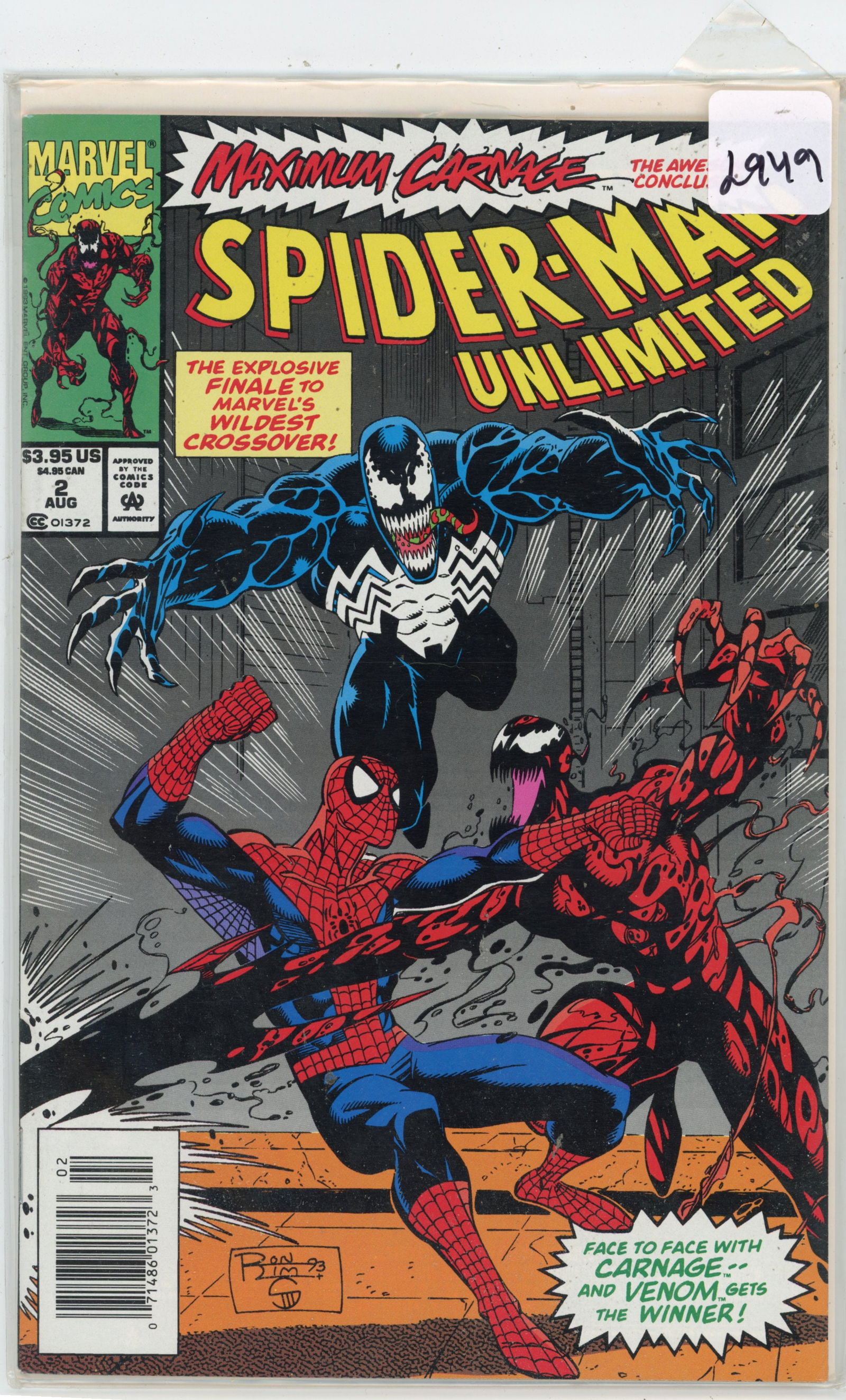 1993 Marvel Spider-Man Issue 2 (1 of 1)