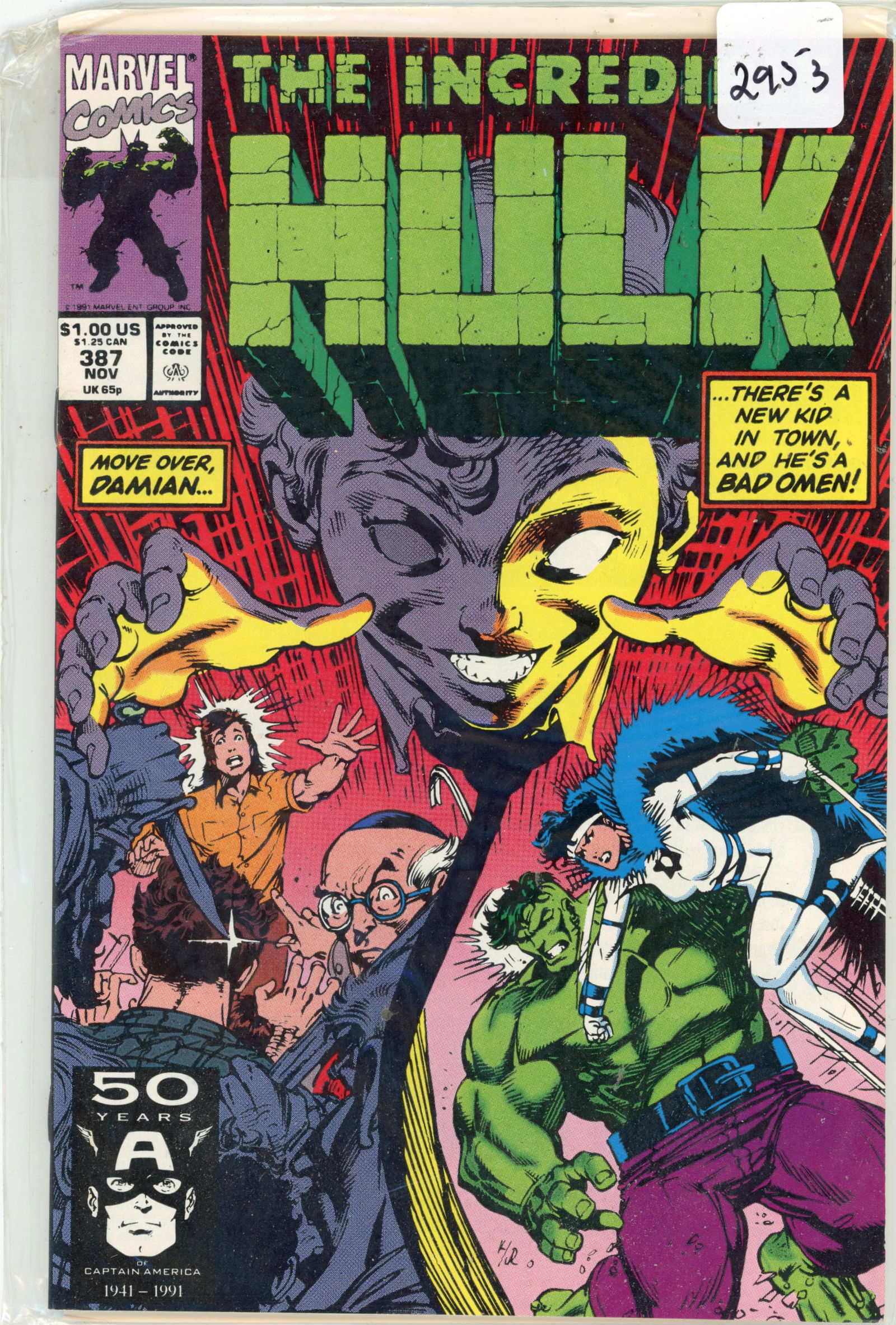 1991 Marvel Hulk Issue 387 (1 of 1)