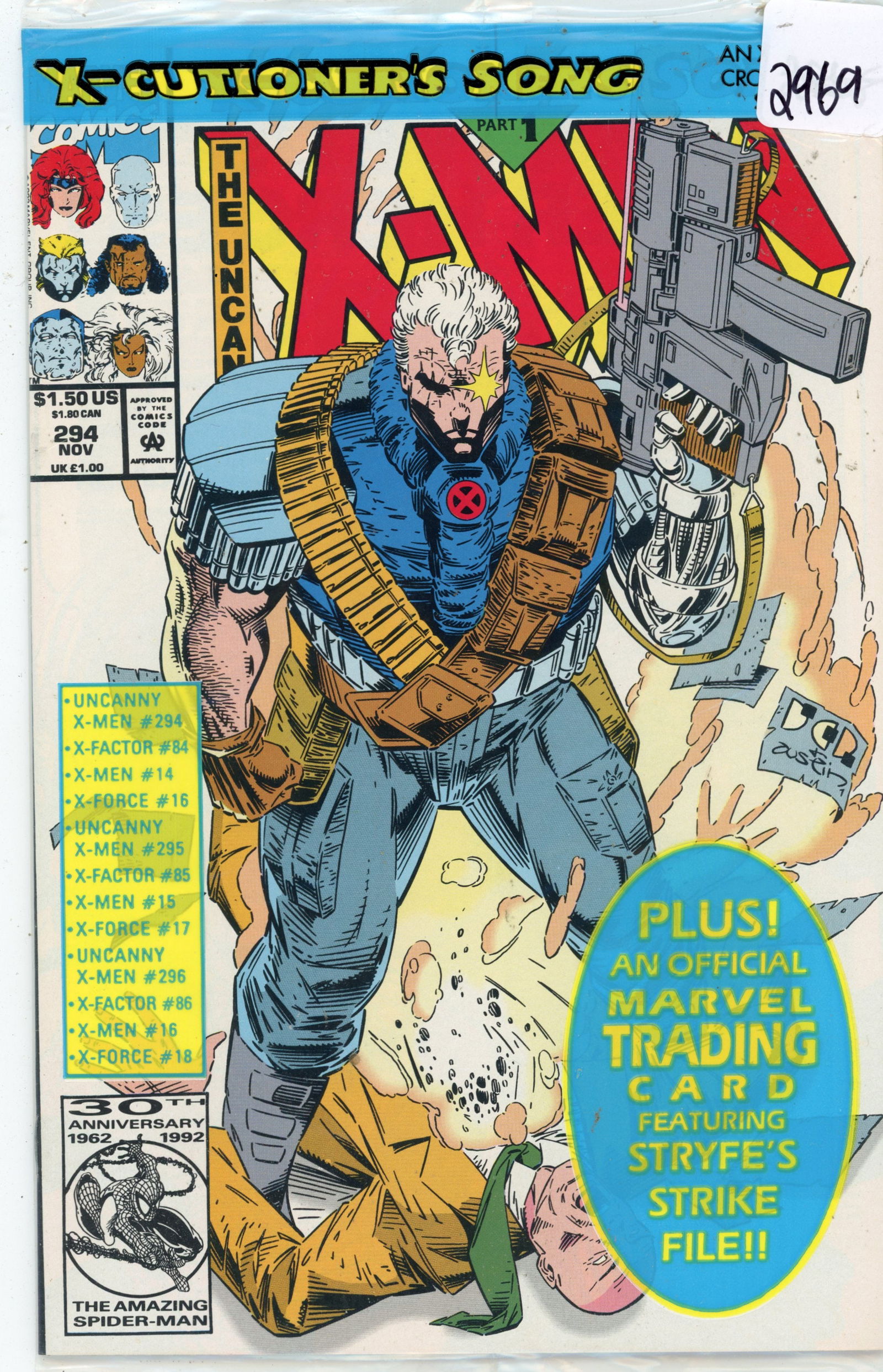 1992 Marvel X-Men Issue 294 (1 of 1)