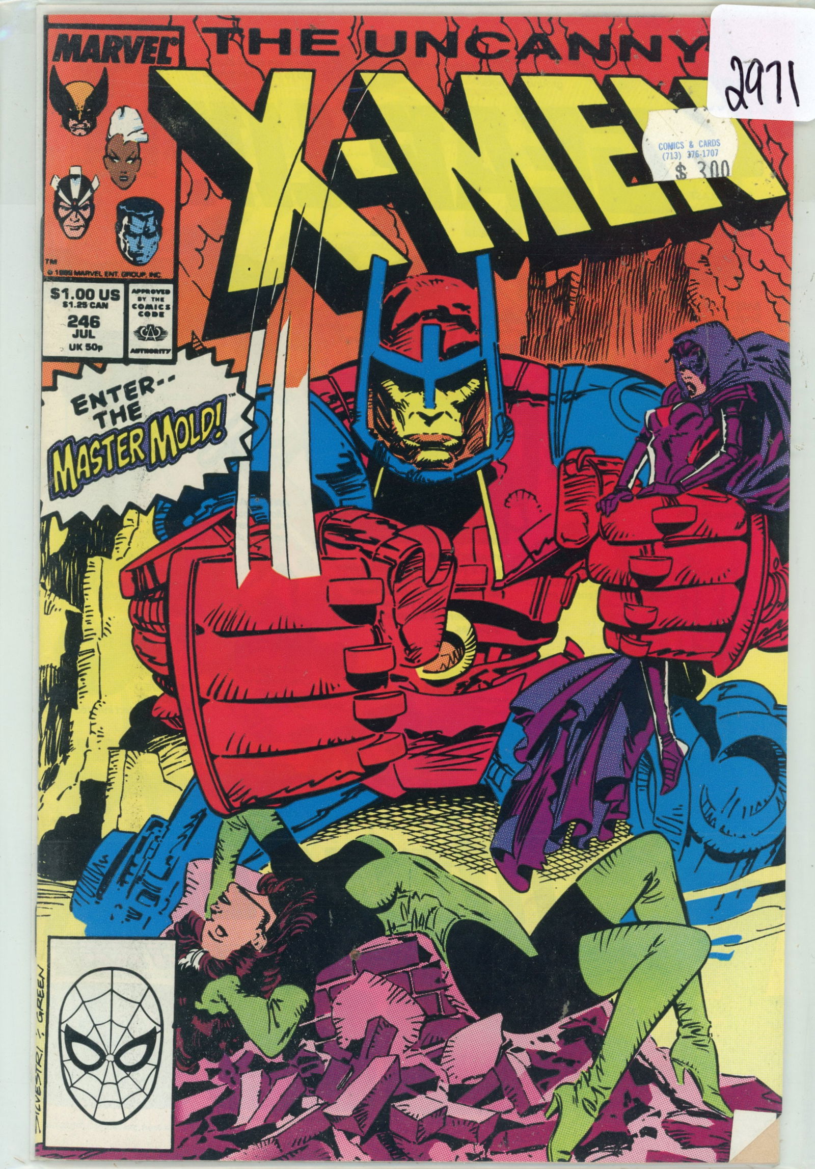 1989 Marvel X-Men Issue 246 (1 of 1)