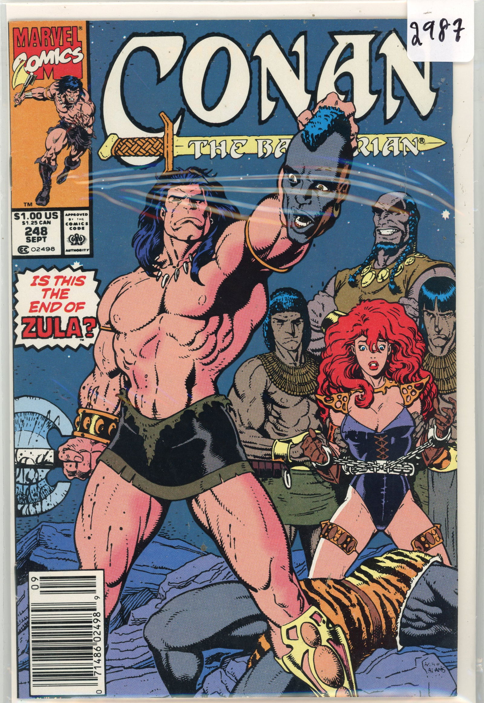 1991 Marvel Conan Issue 248 (1 of 1)