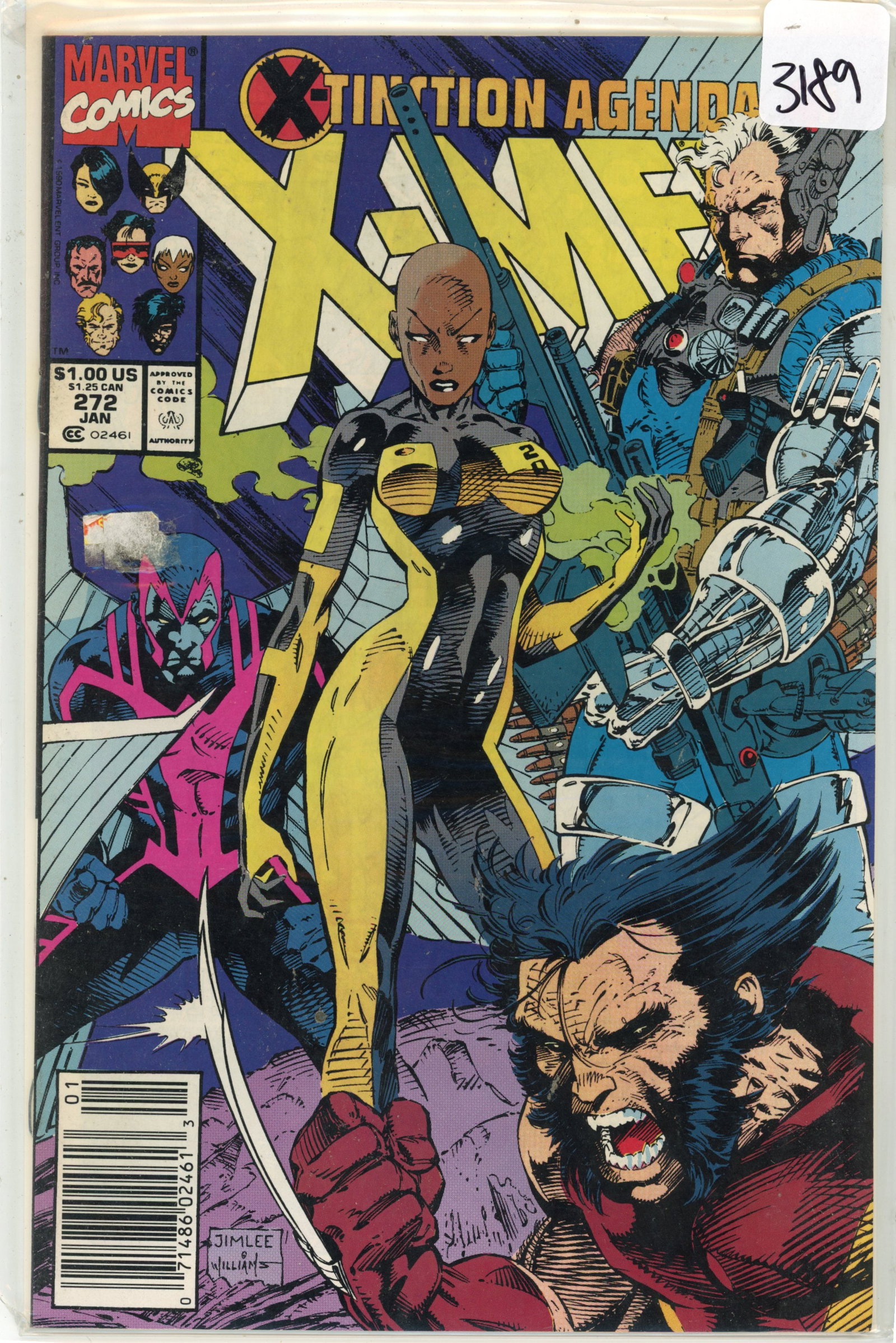 1990 Marvel X-Men Issue 272 (1 of 1)