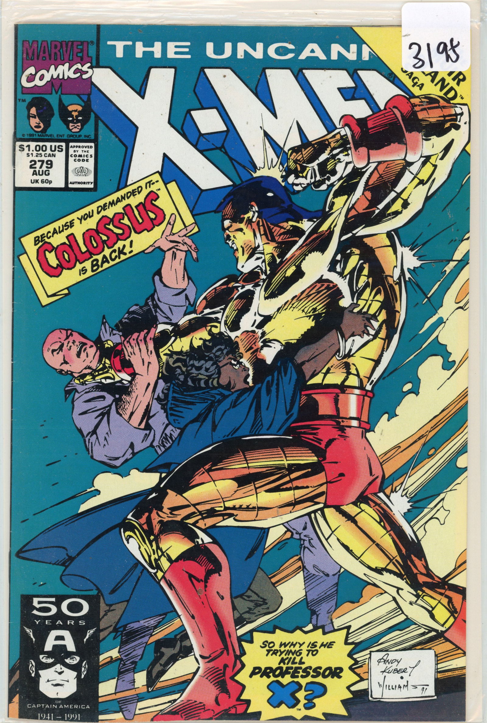 1991 Marvel X-Men Issue 279 (1 of 1)