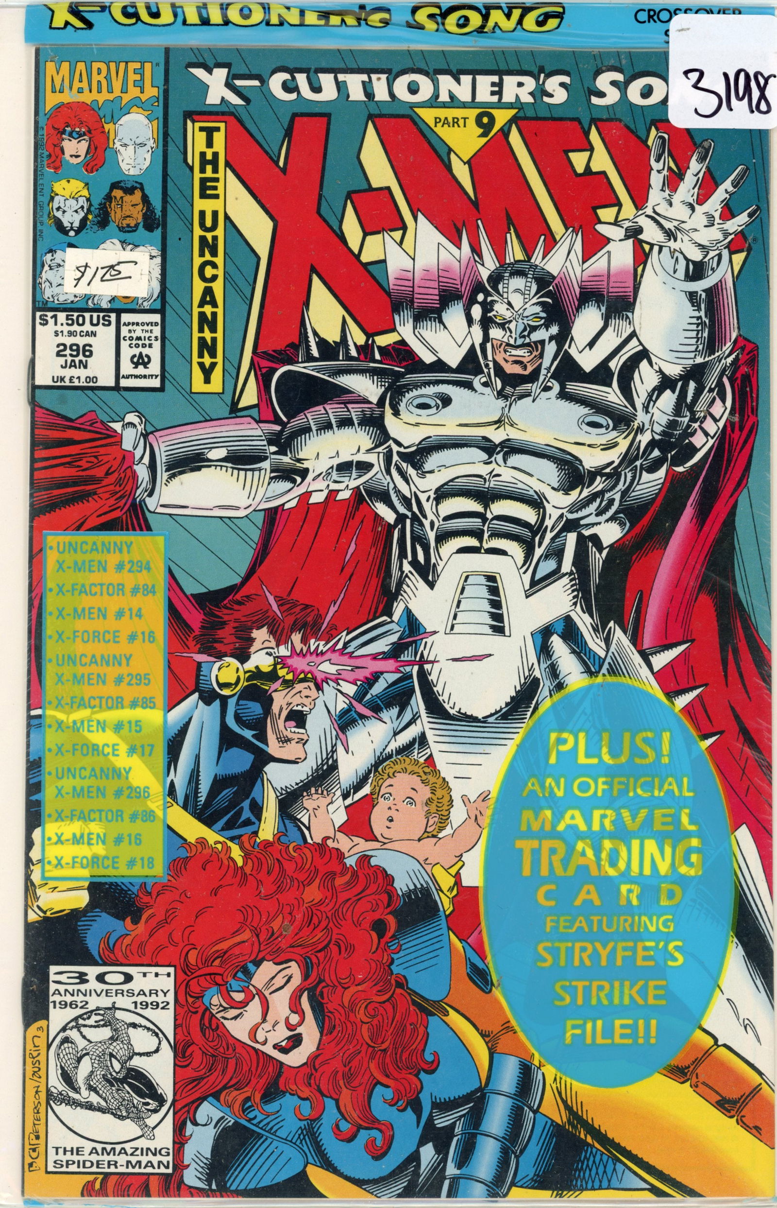 1992 Marvel X-Men Issue 296 (1 of 1)