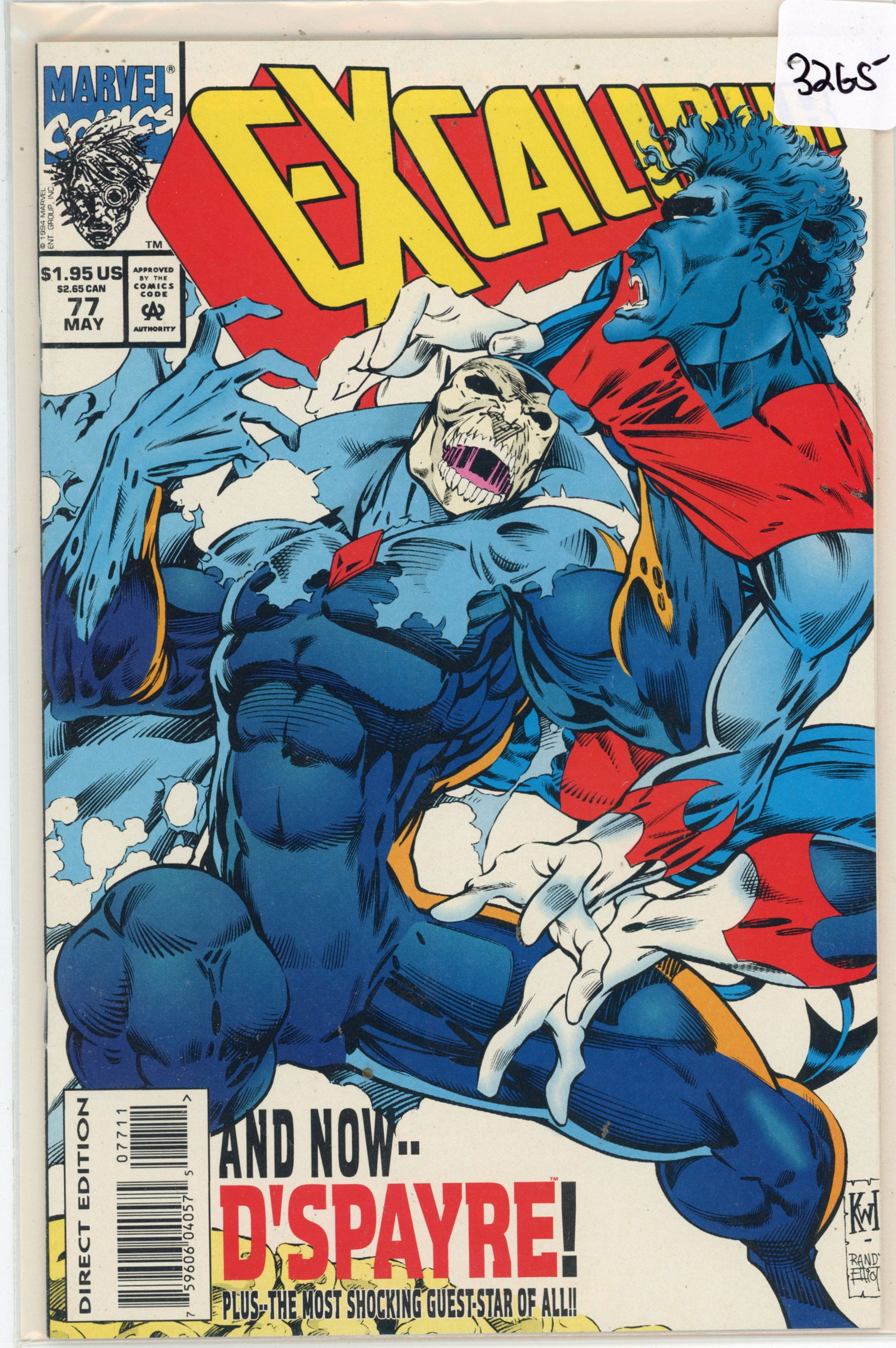 1994 Marvel X-Men Issue 77 (1 of 1)