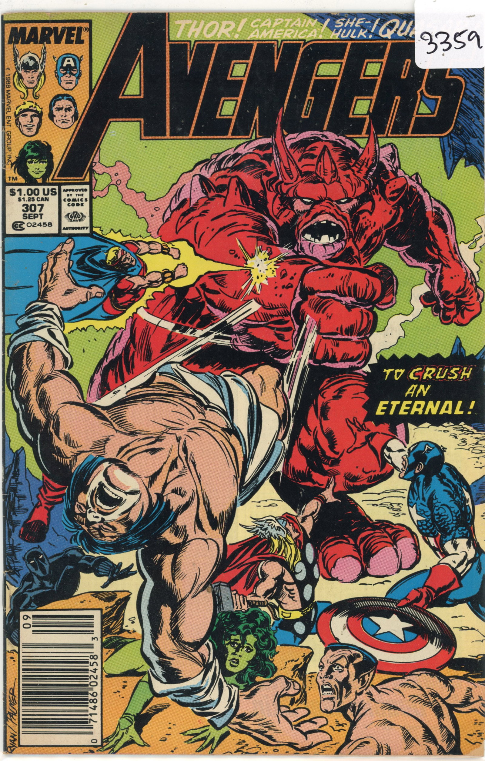 1988 Marvel Avengers Issue 307 (1 of 1)