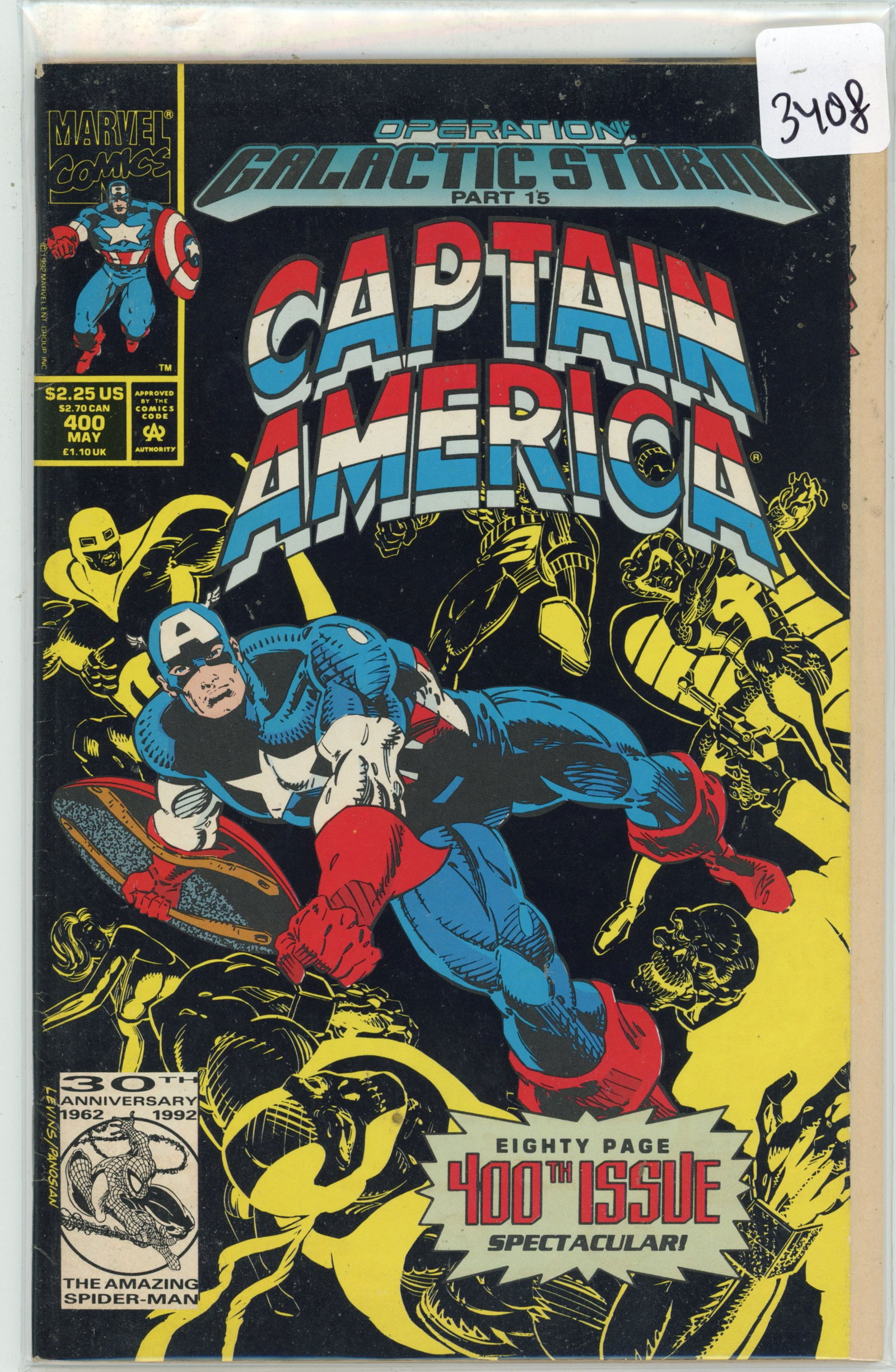 1992 Marvel Captain America Issue 400 (1 of 1)