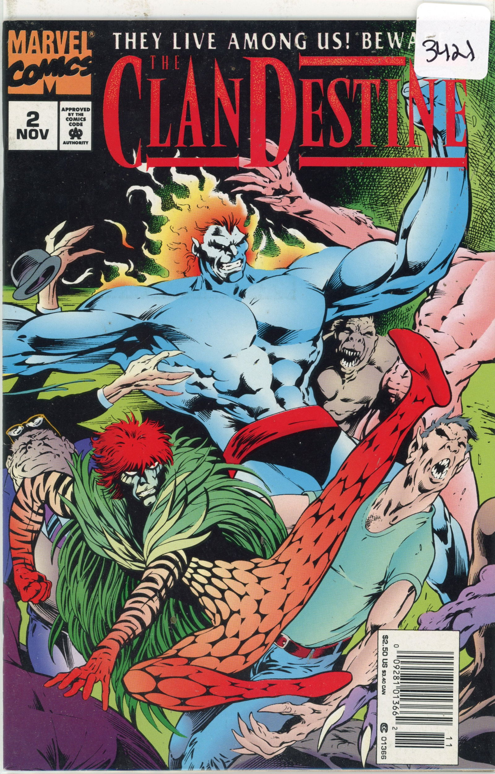 2010 Marvel Giandestine Issue 2 (1 of 1)