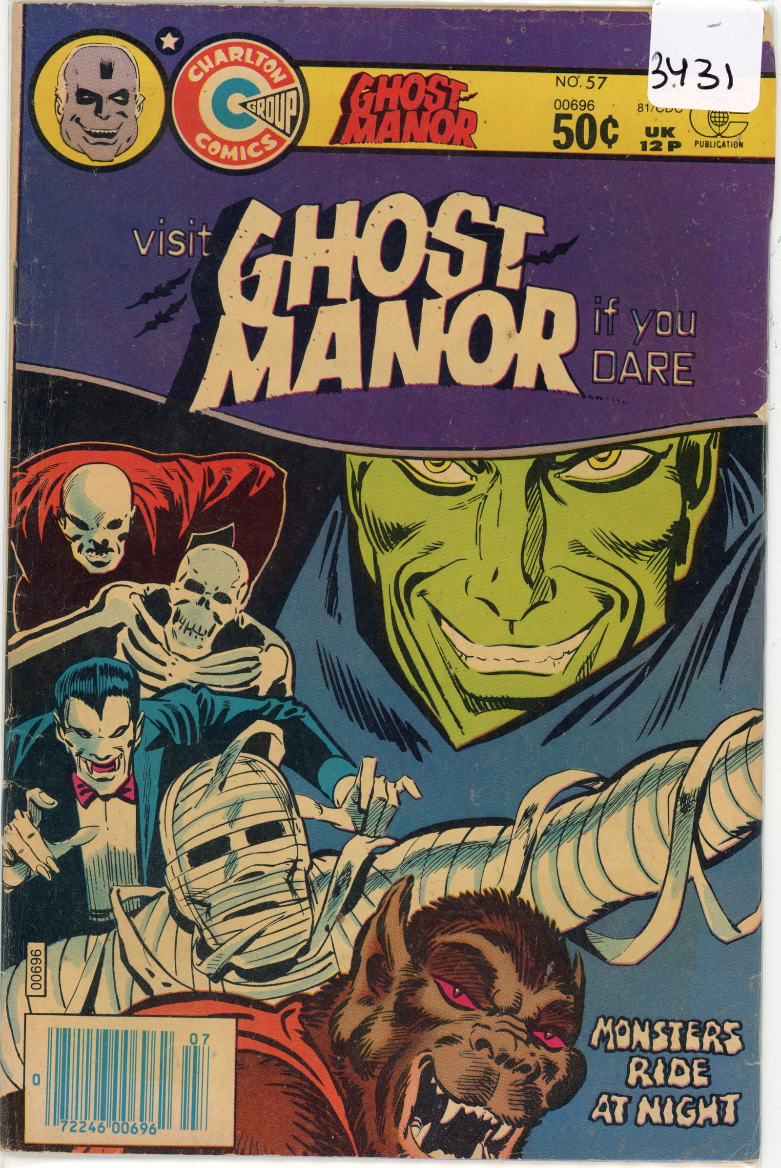 1979 Charlton Comics Ghost Manor Issue 57 (1 of 1)