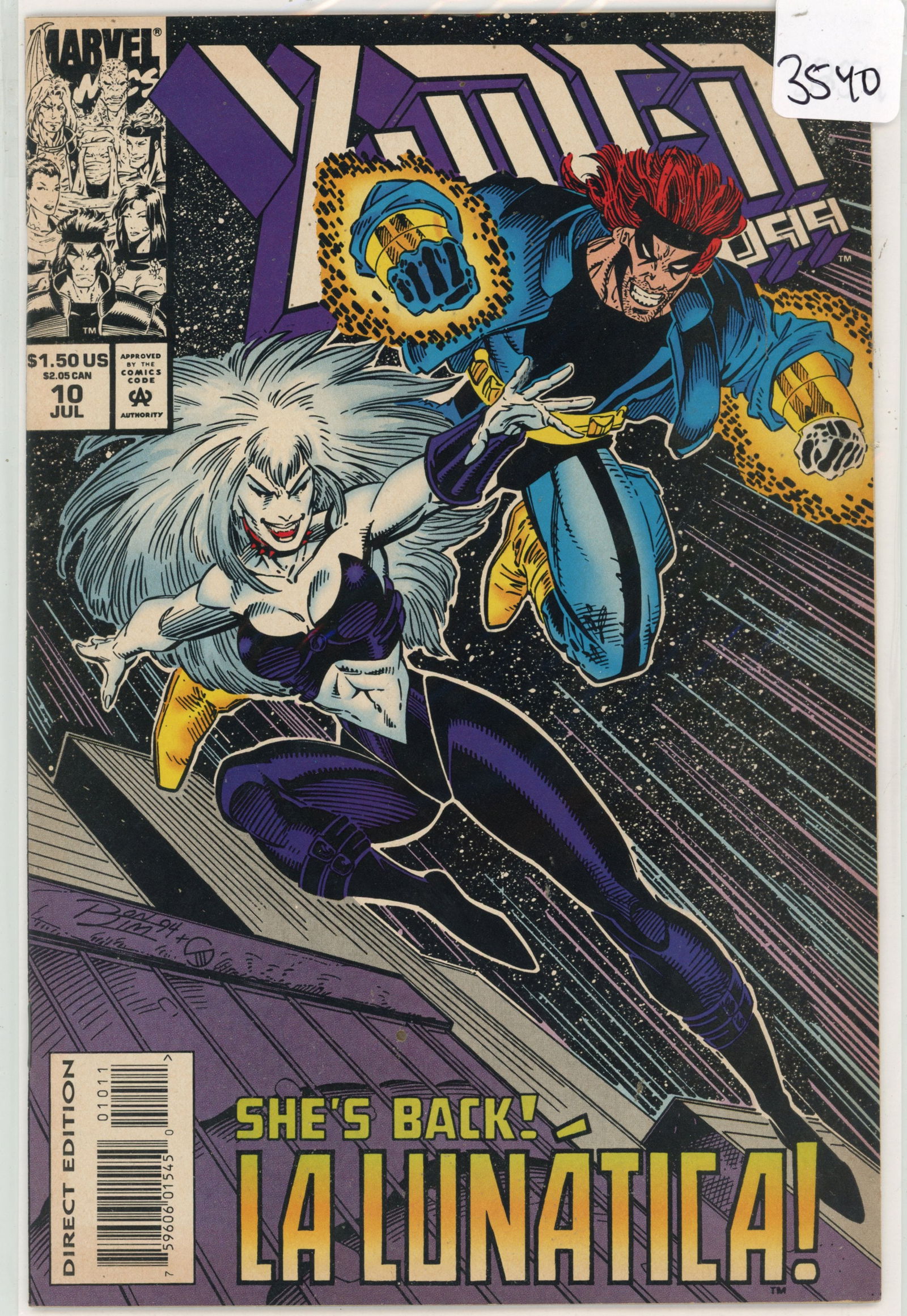 1994 Marvel X-Men Issue 10 (1 of 1)
