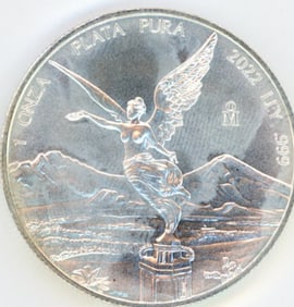 2022 Libertad 1 Troy Oz .999 Fine Silver Coin