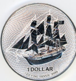 2023 Cook Islands Commemorative 1 Troy Oz .999 Fine Silver Coin