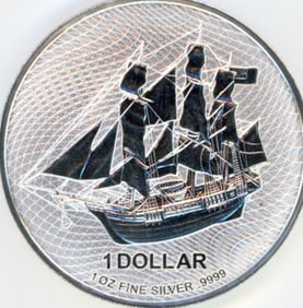 2023 Cook Islands Commemorative 1 Troy Oz .999 Fine Silver Coin