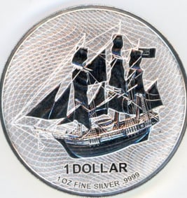 2023 Cook Islands Commemorative 1 Troy Oz .999 Fine Silver Coin