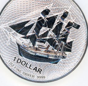 2023 Cook Islands Commemorative 1 Troy Oz .999 Fine Silver Coin