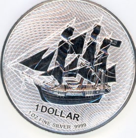 2023 Cook Islands Commemorative 1 Troy Oz .999 Fine Silver Coin